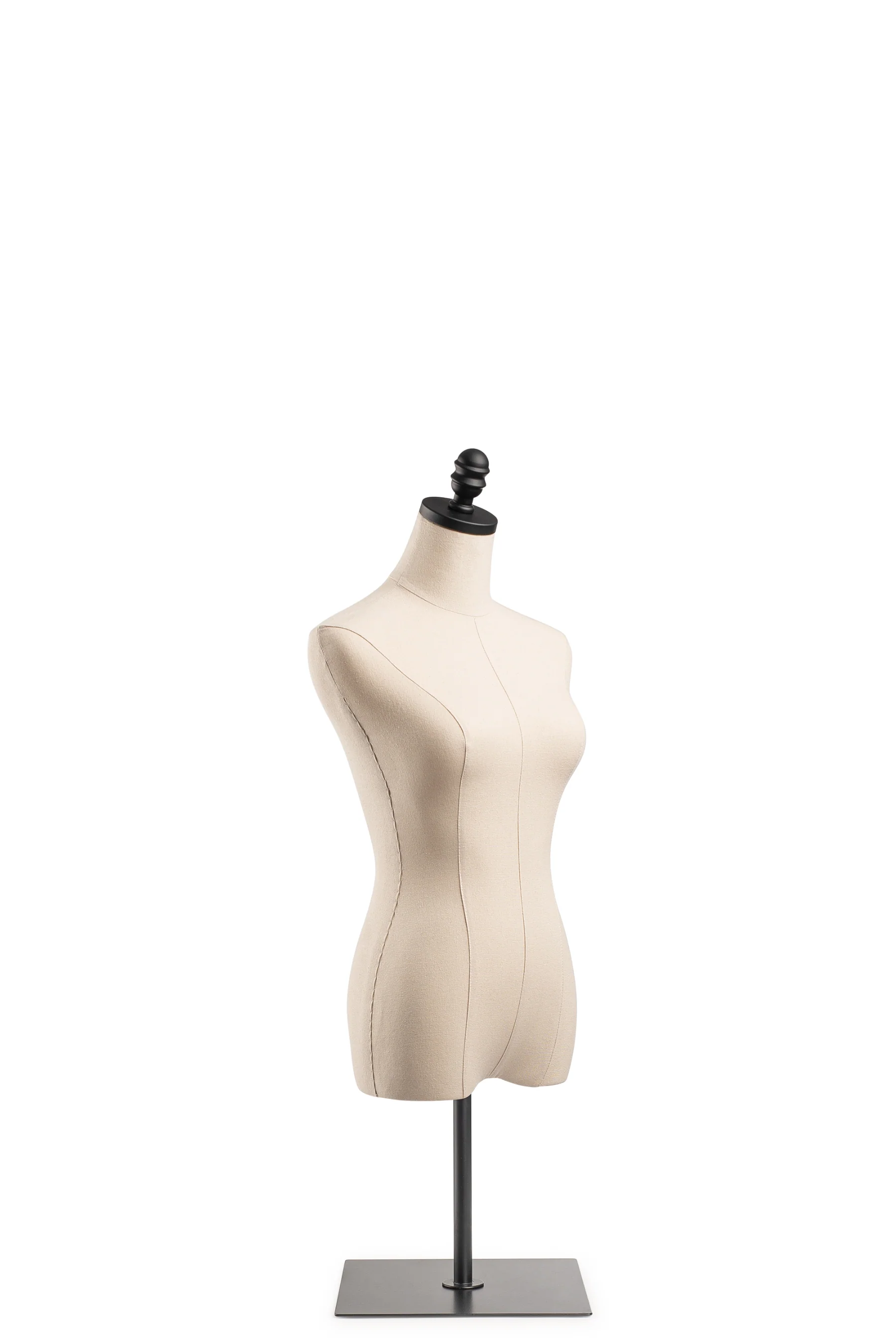 Female Display Dress Form on Metal Tabletop Base - Image 4