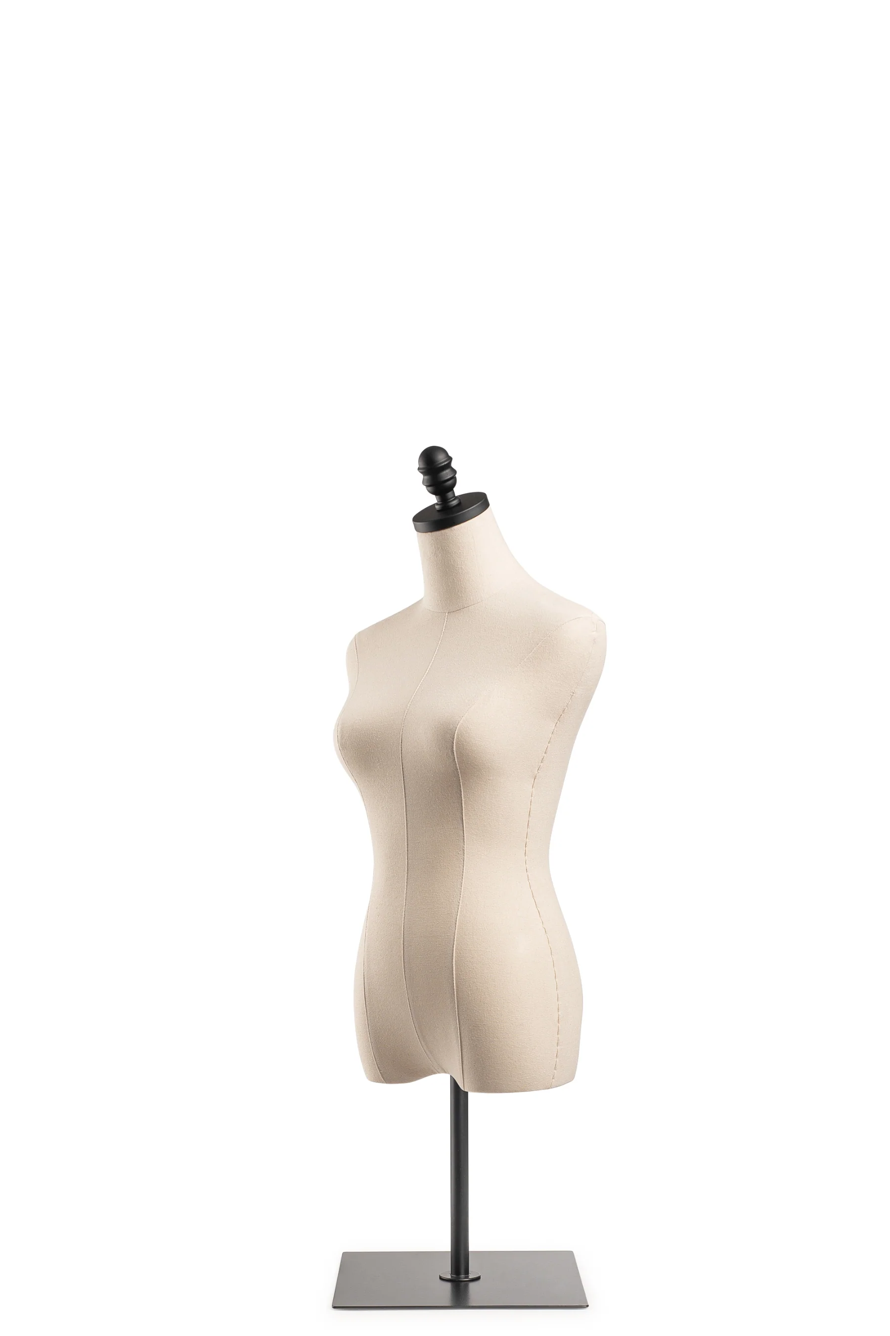 Female Display Dress Form on Metal Tabletop Base - Image 5