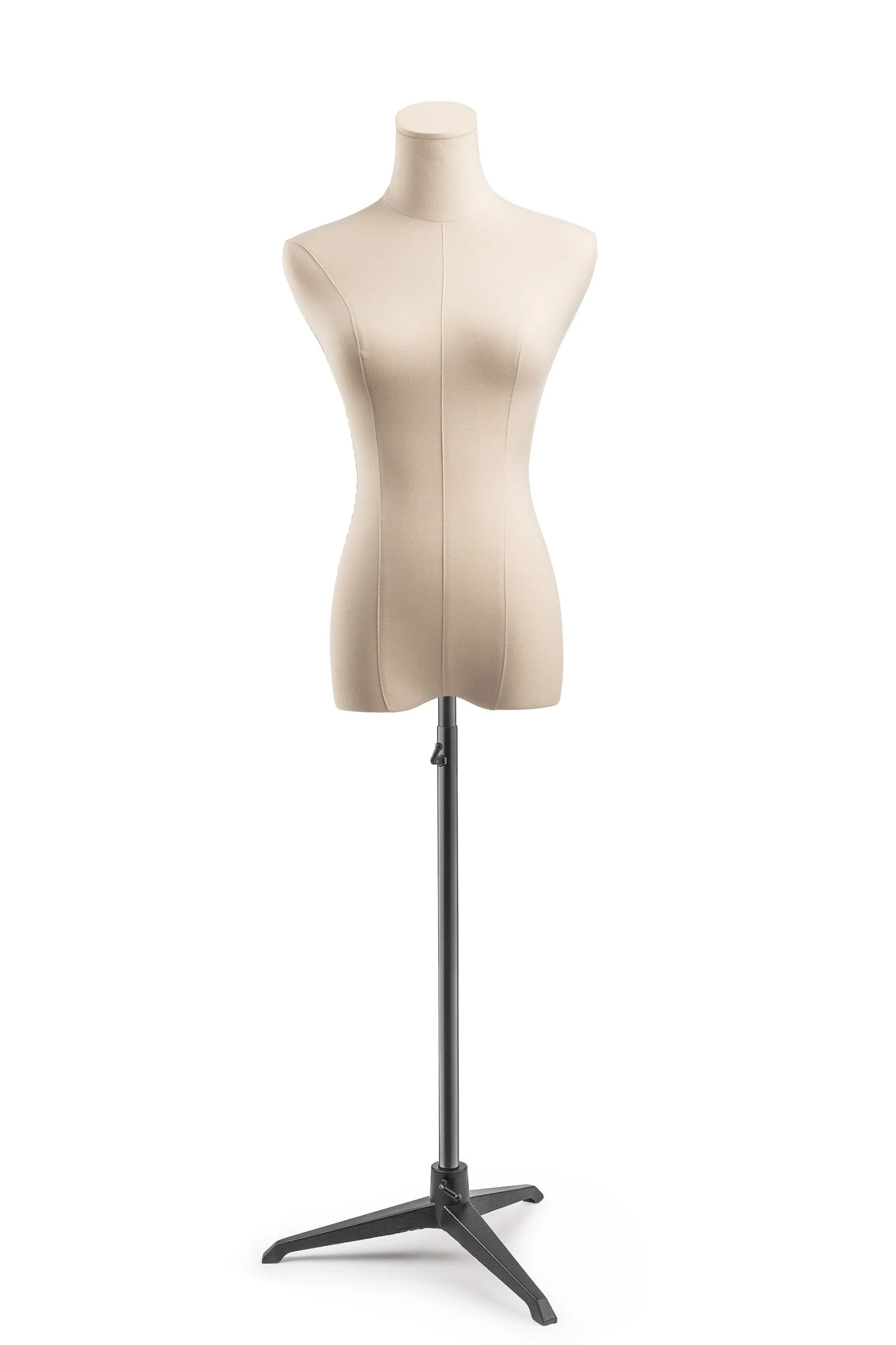 Female Display Dress Form on Metal Tripod Base - Image 3