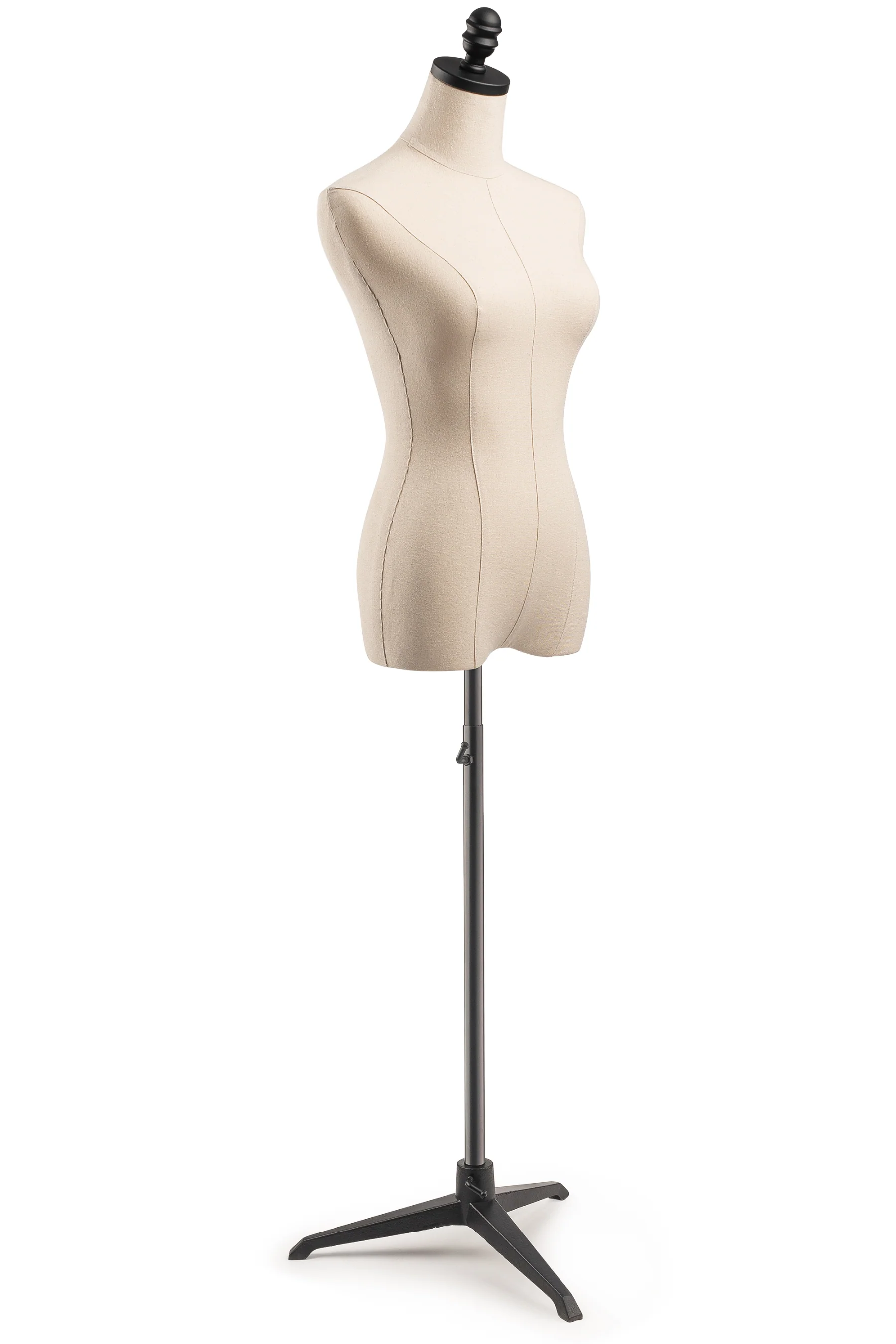 Female Display Dress Form on Metal Tripod Base - Image 4