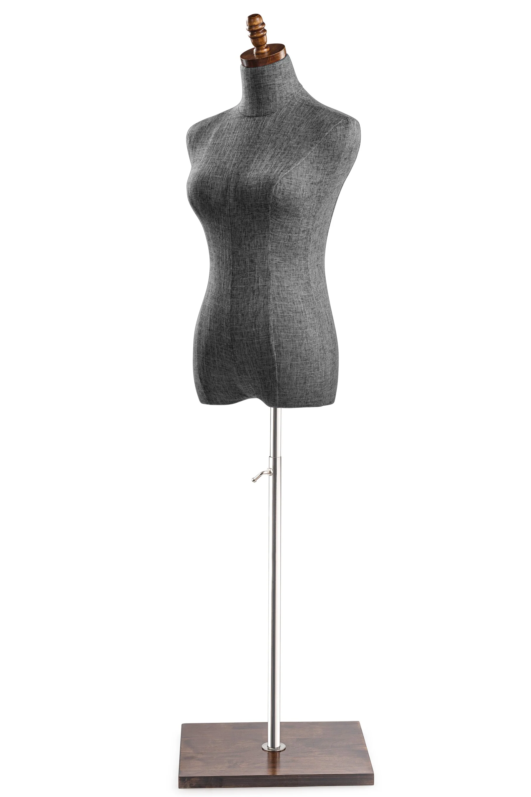 Female Display Dress Form on Wood Flat Base - Image 102