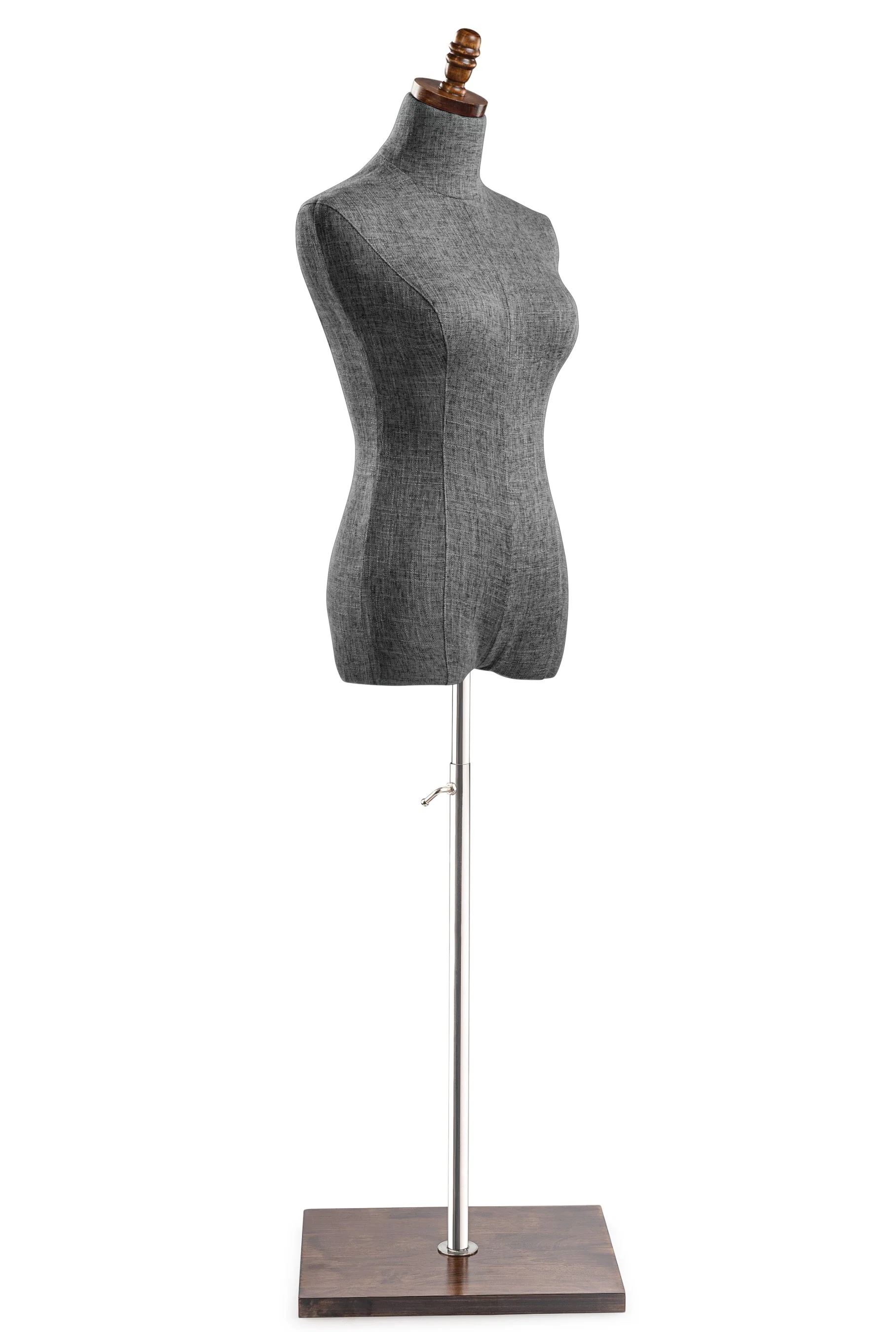 Female Display Dress Form on Wood Flat Base - Image 103