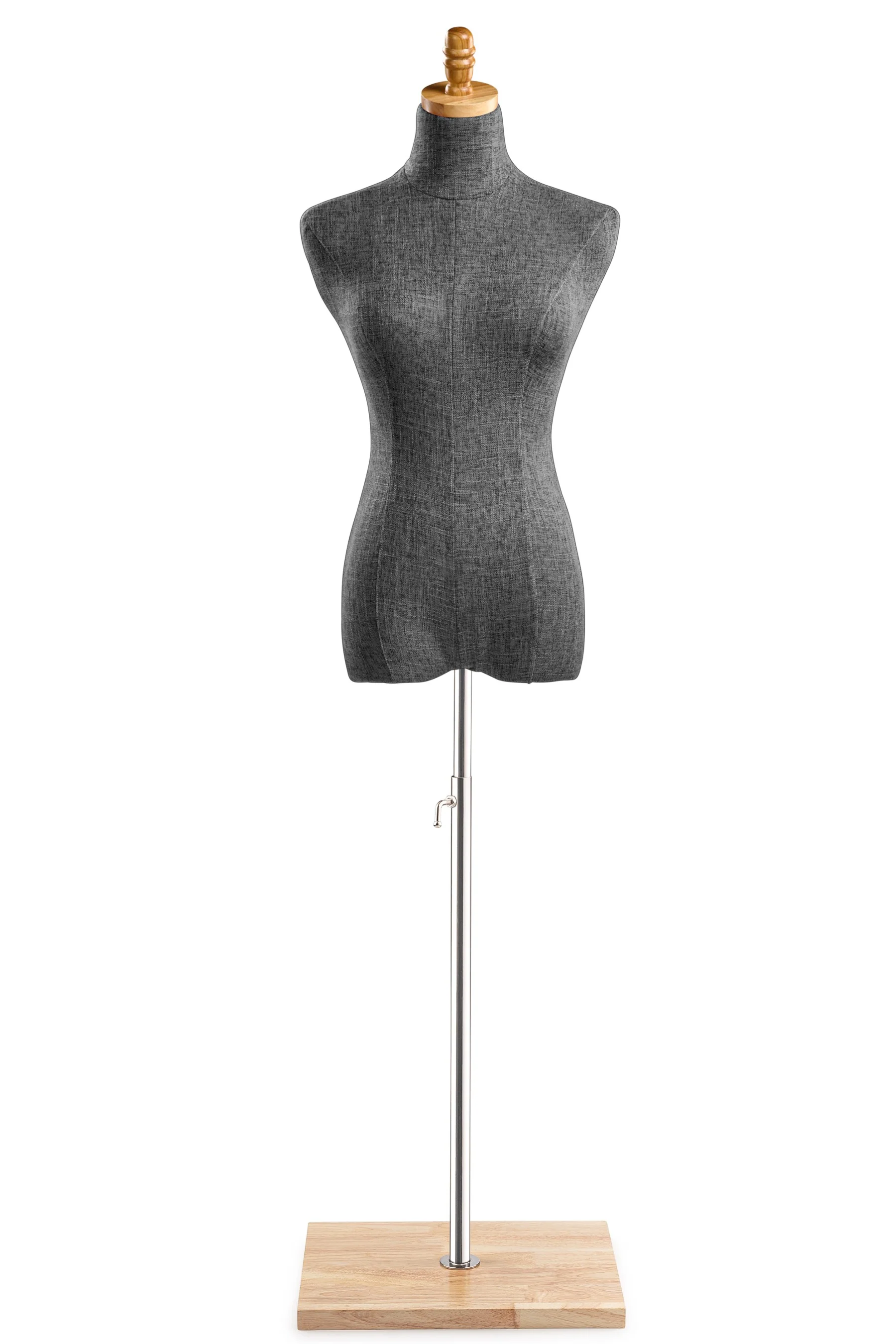 Female Display Dress Form on Wood Flat Base - Image 105