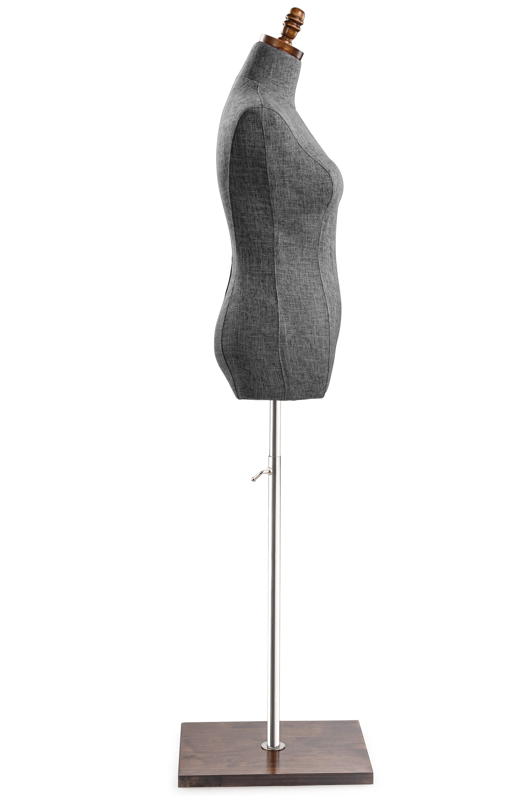 Female Display Dress Form on Wood Flat Base - Image 107