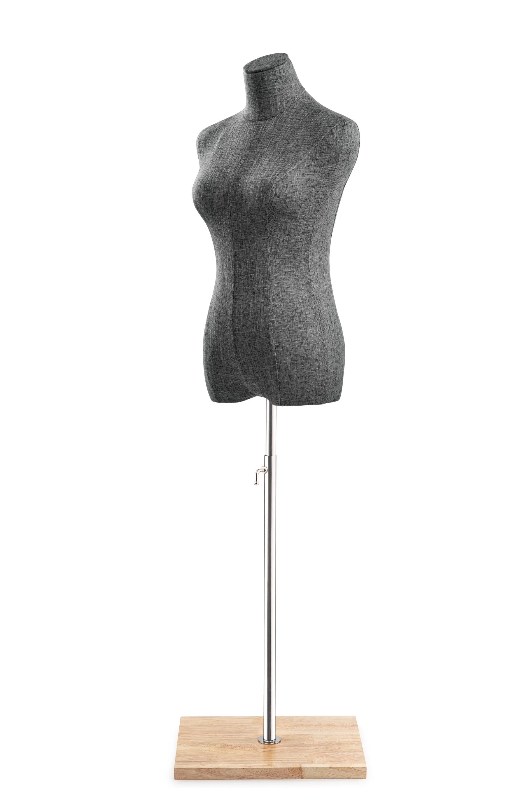 Female Display Dress Form on Wood Flat Base - Image 109