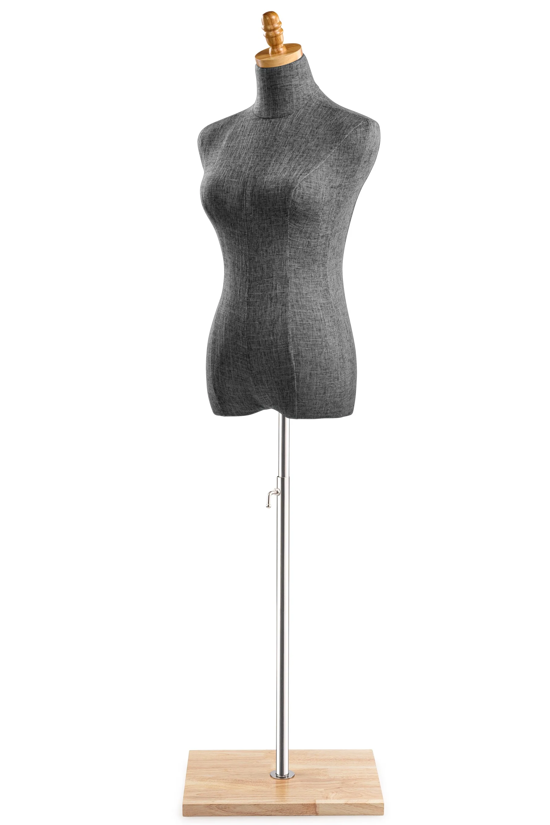 Female Display Dress Form on Wood Flat Base - Image 110