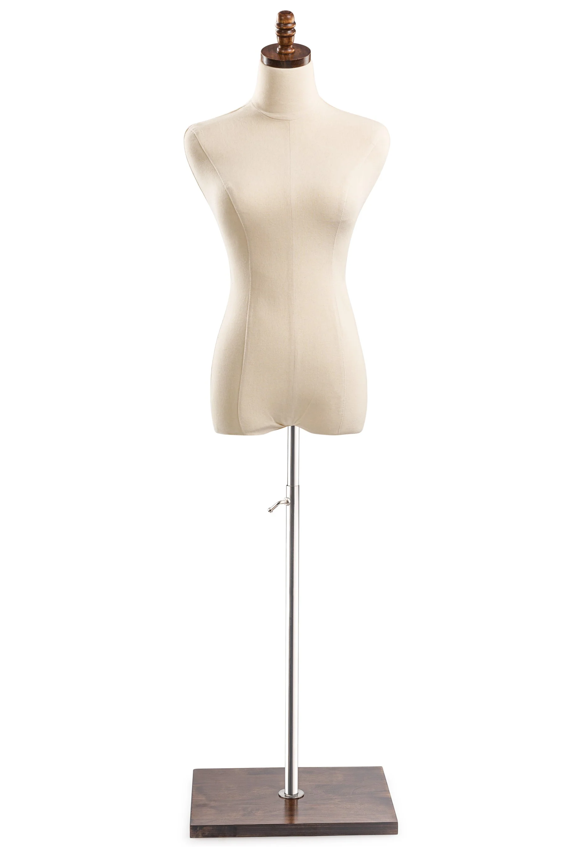Female Display Dress Form on Wood Flat Base - Image 18