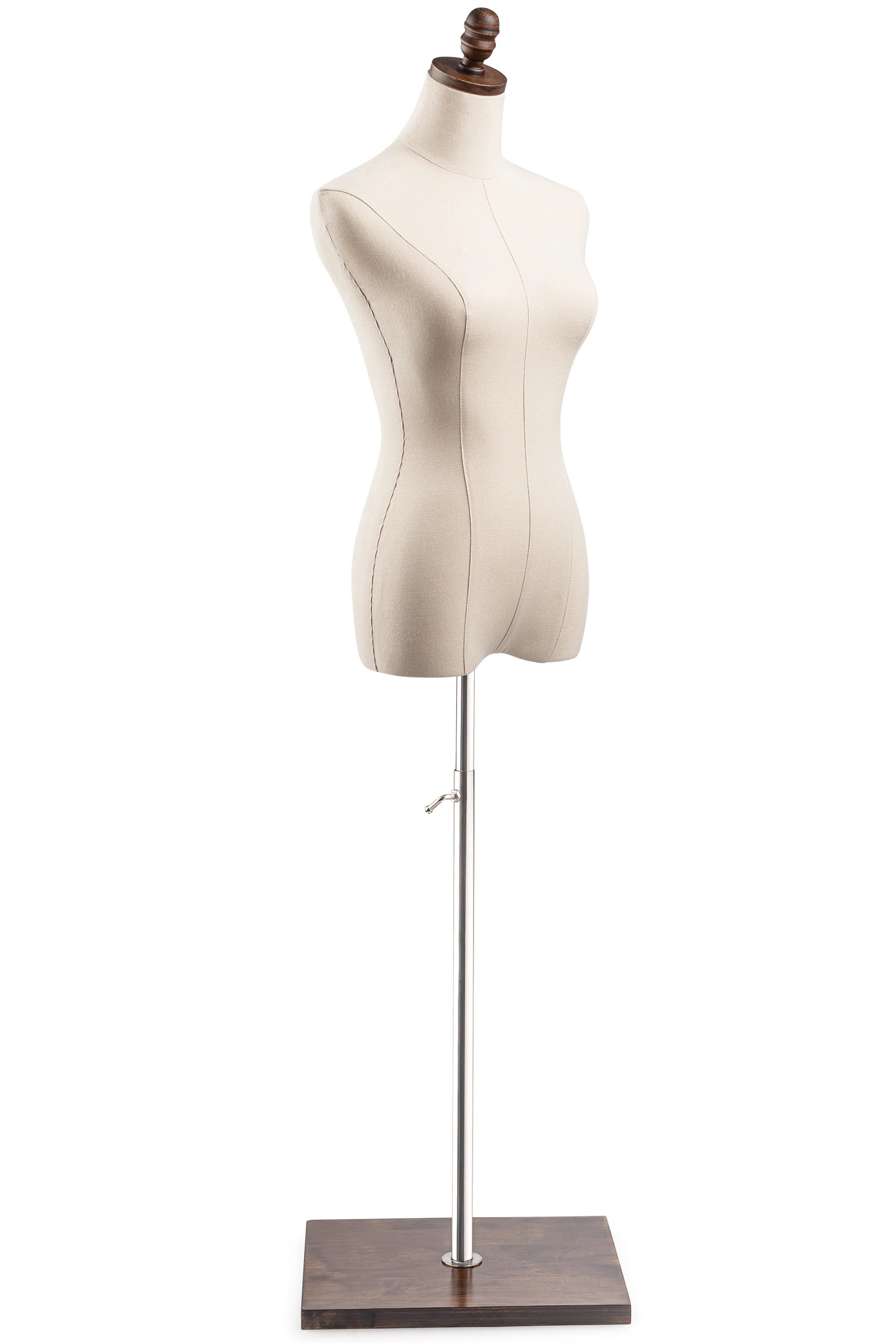 Female Display Dress Form on Wood Flat Base - Image 19