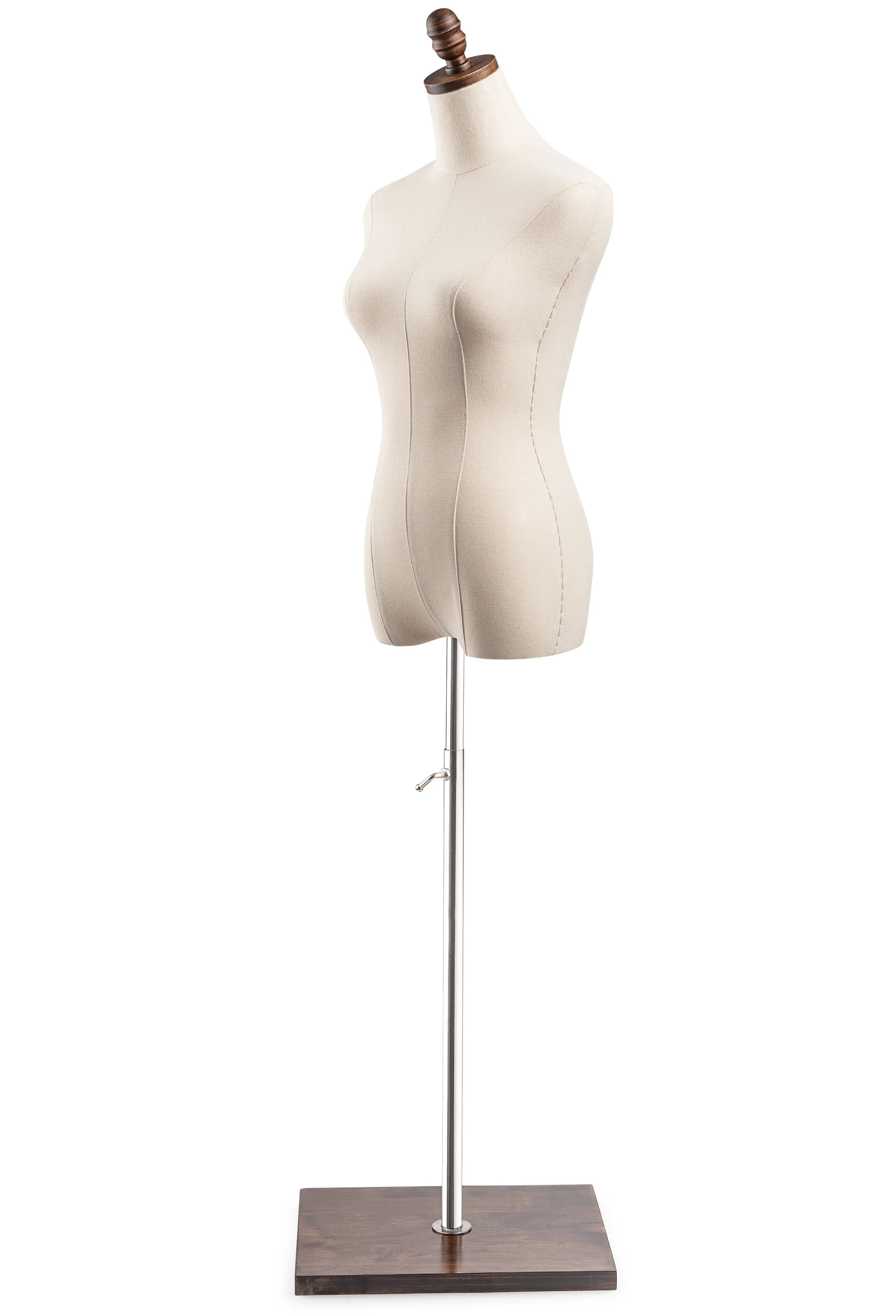 Female Display Dress Form on Wood Flat Base - Image 20