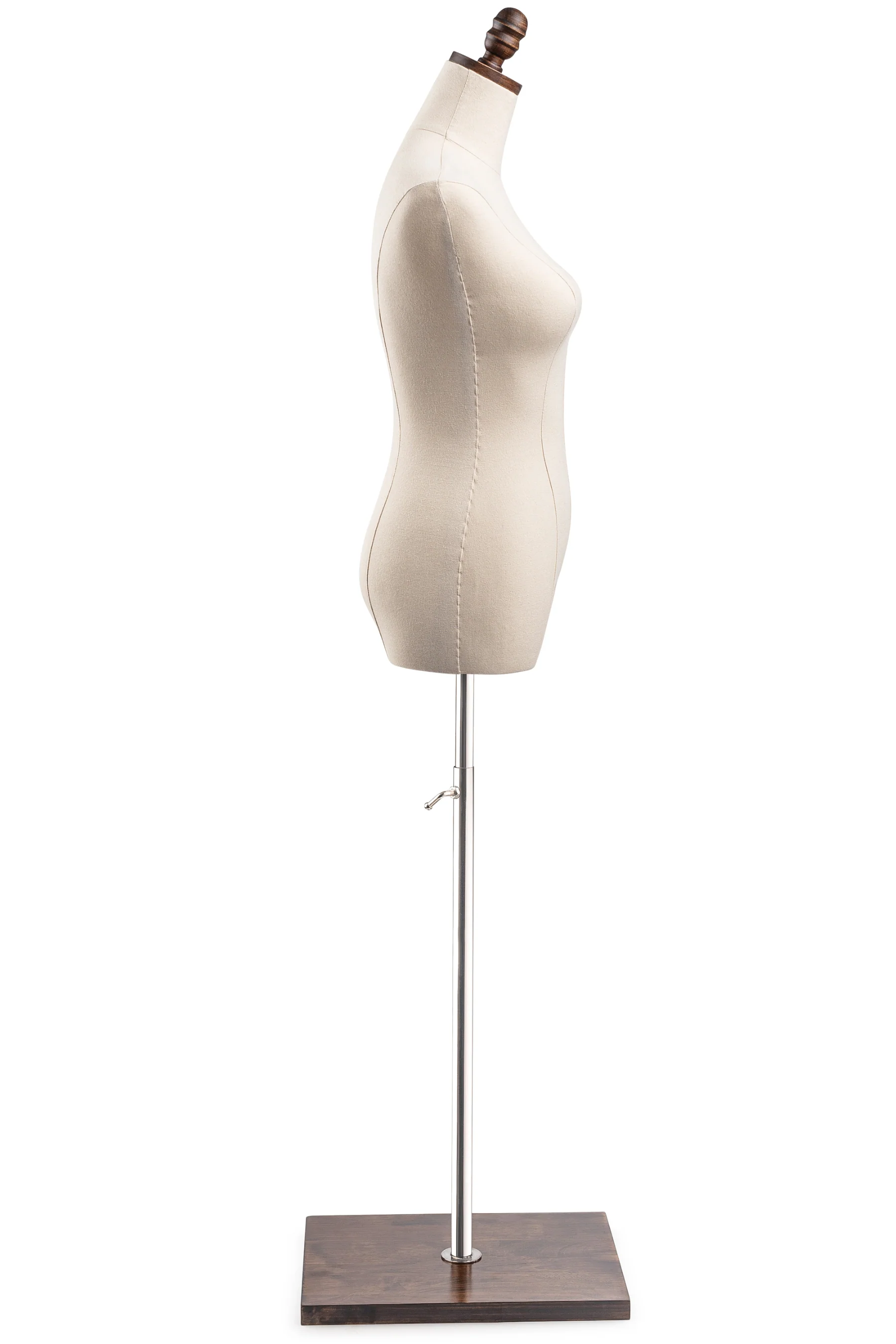 Female Display Dress Form on Wood Flat Base - Image 21