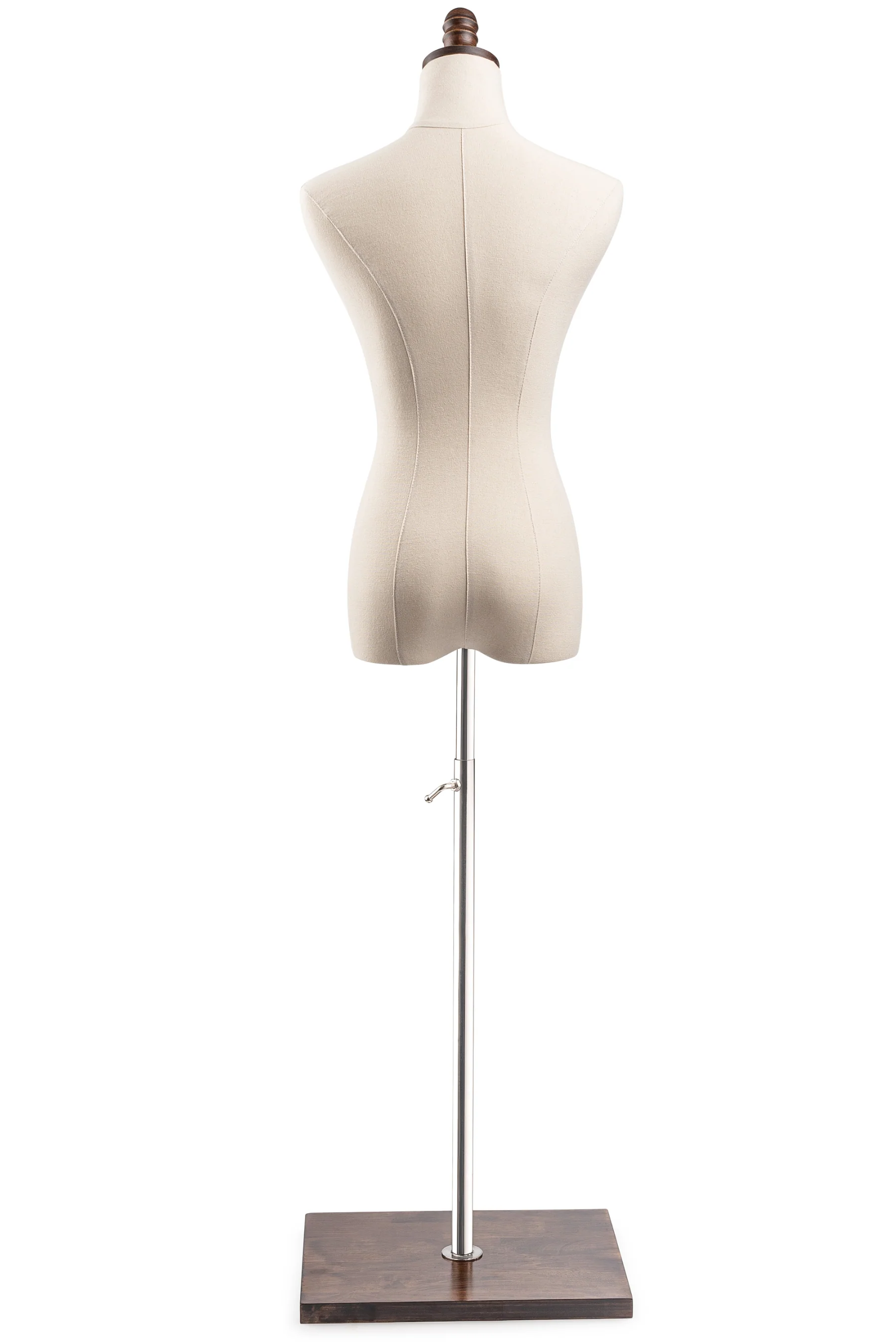 Female Display Dress Form on Wood Flat Base - Image 22