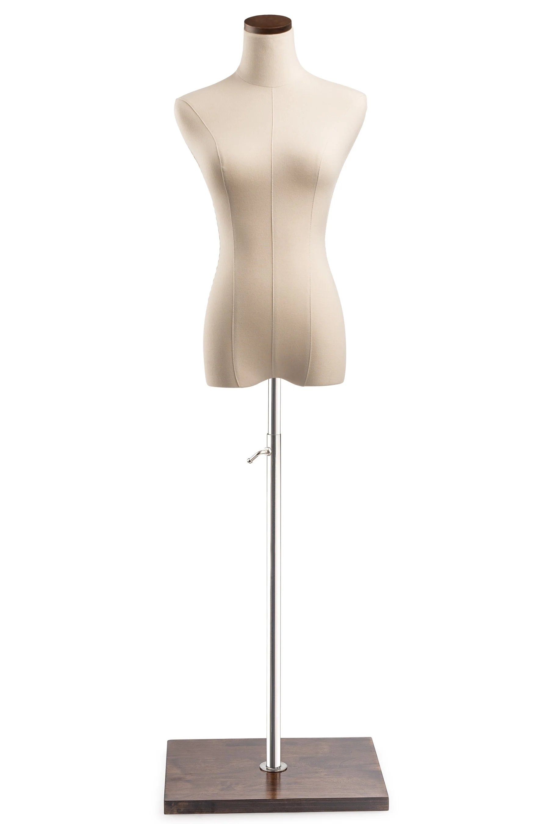 Female Display Dress Form on Wood Flat Base - Image 23