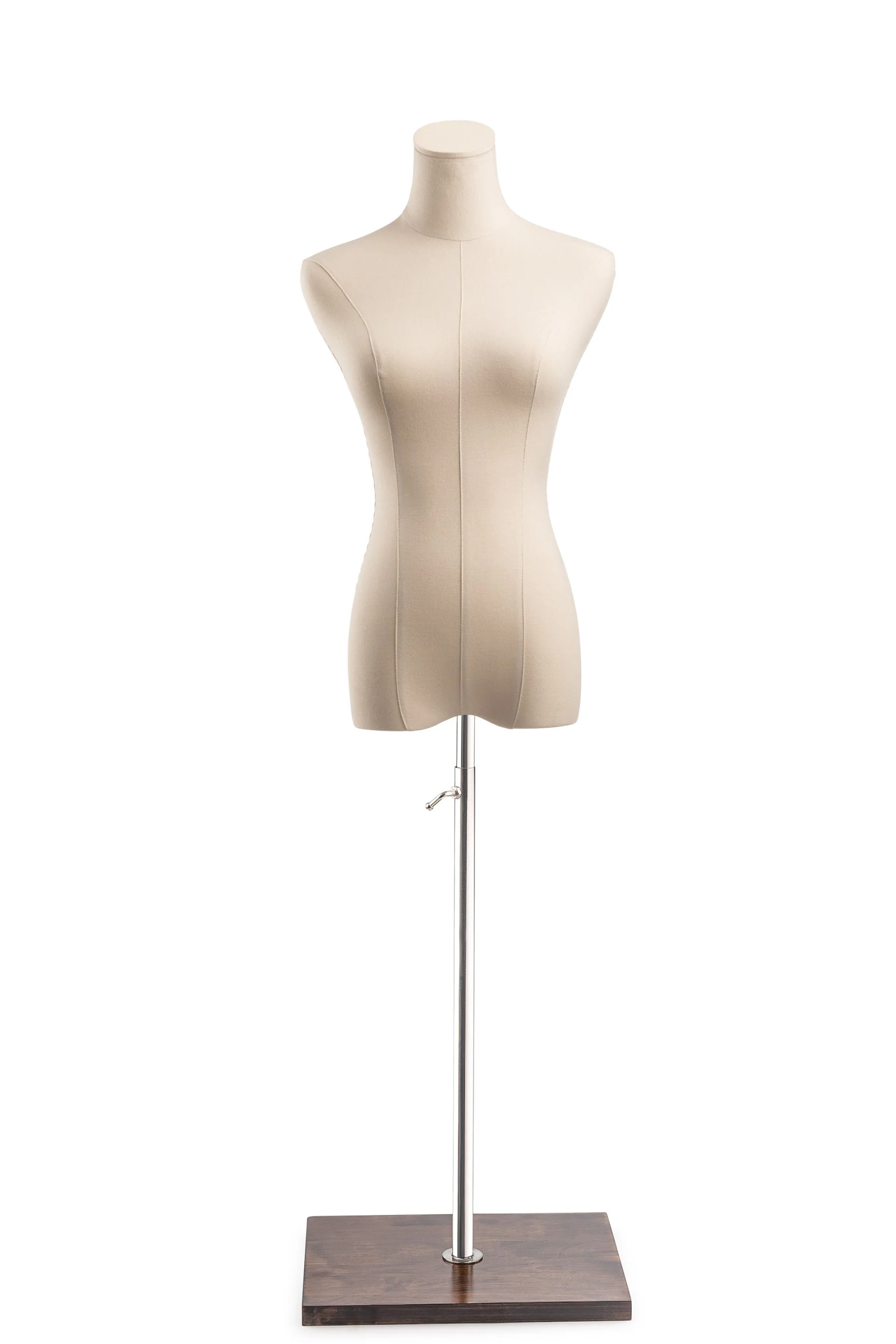 Female Display Dress Form on Wood Flat Base - Image 24