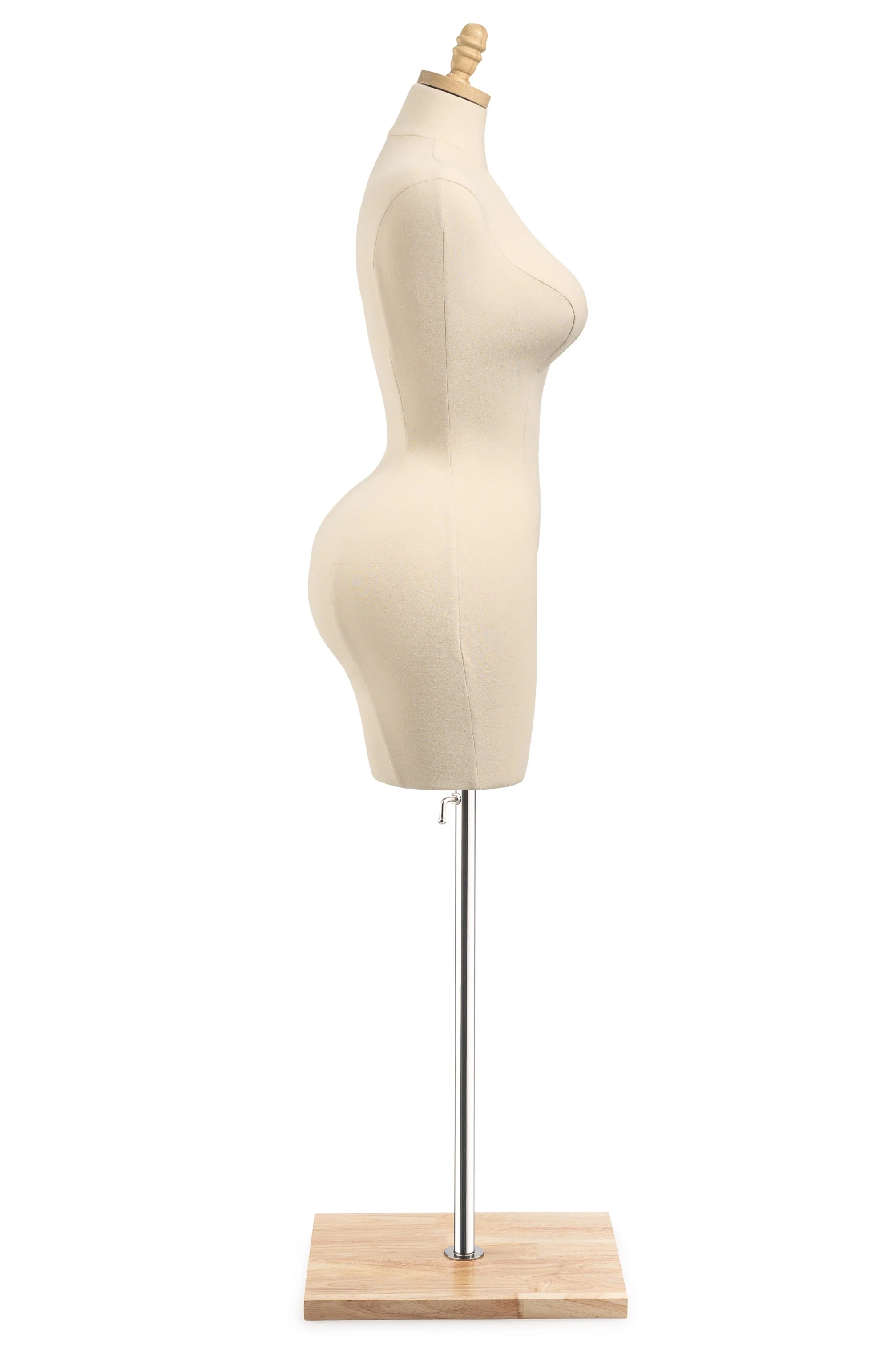 Female Display Dress Form on Wood Flat Base - Image 28