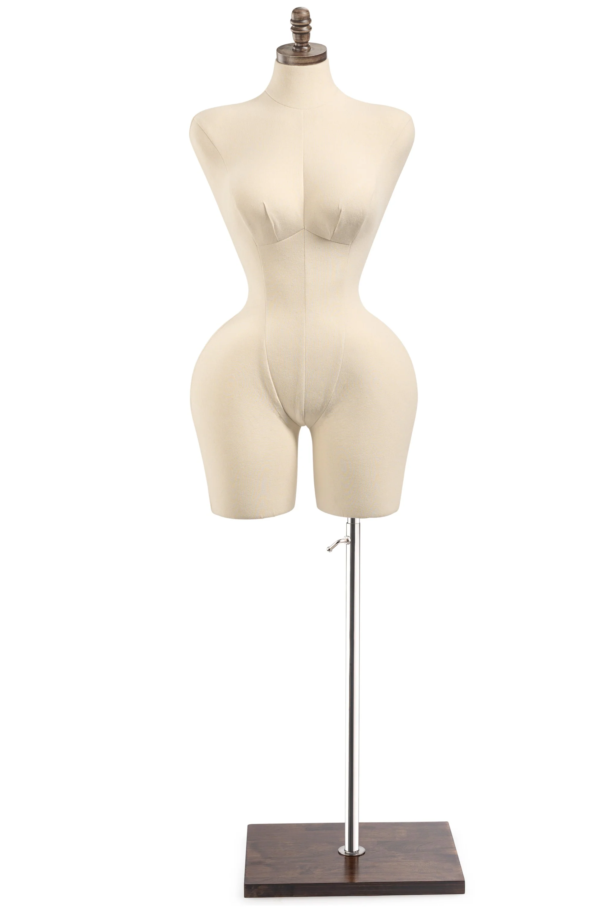Female Display Dress Form on Wood Flat Base - Image 30