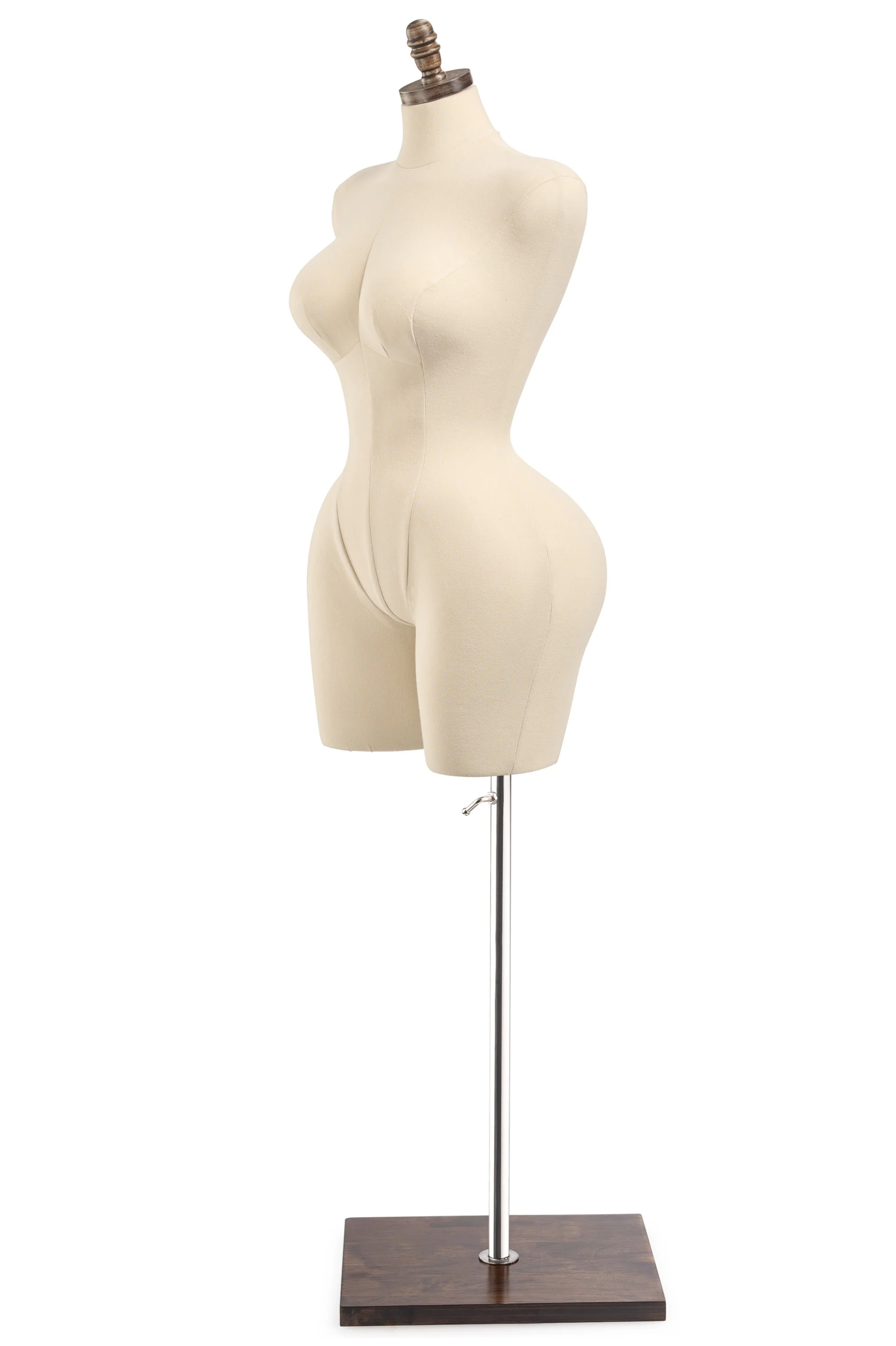Female Display Dress Form on Wood Flat Base - Image 31