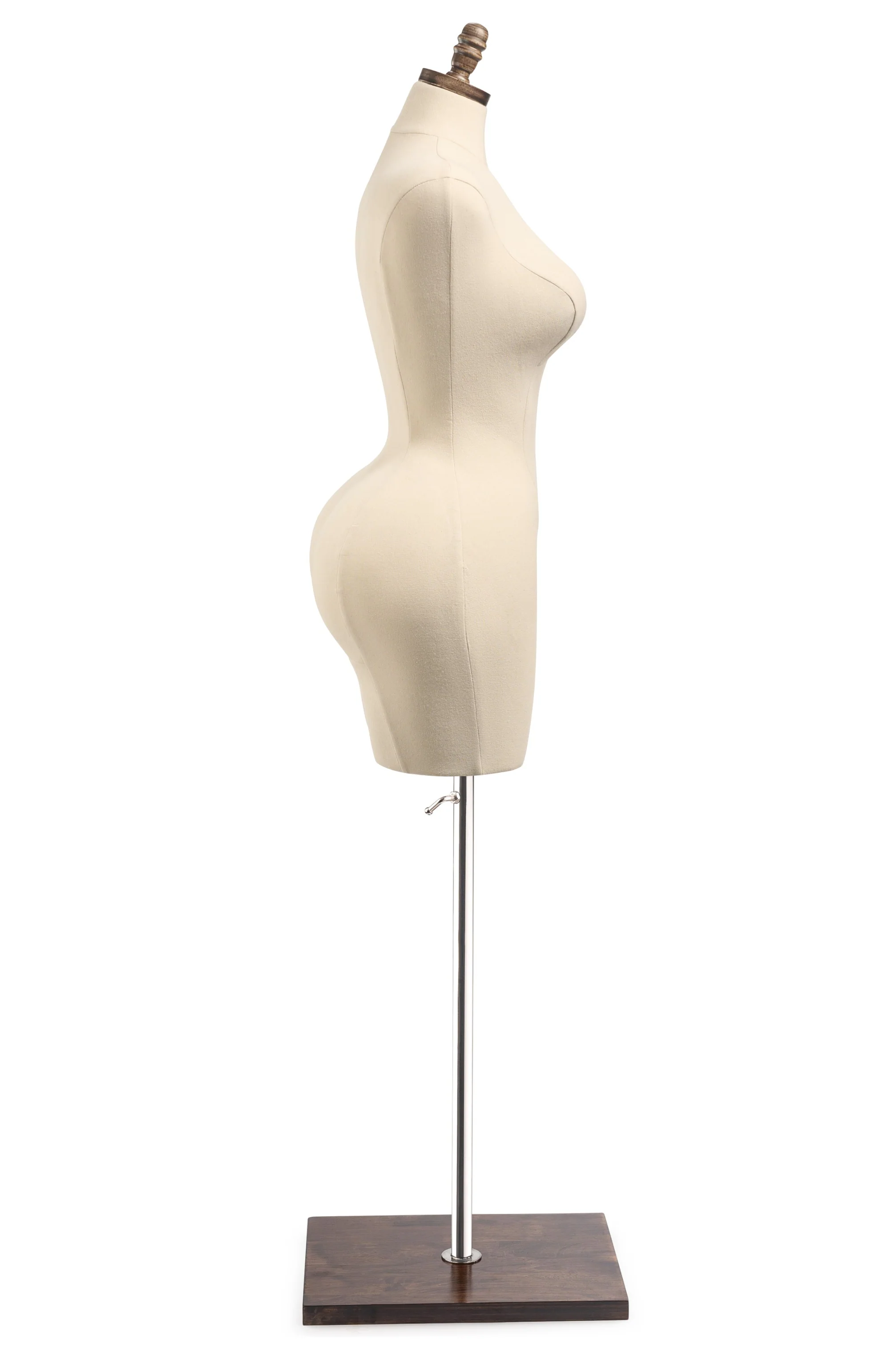 Female Display Dress Form on Wood Flat Base - Image 32