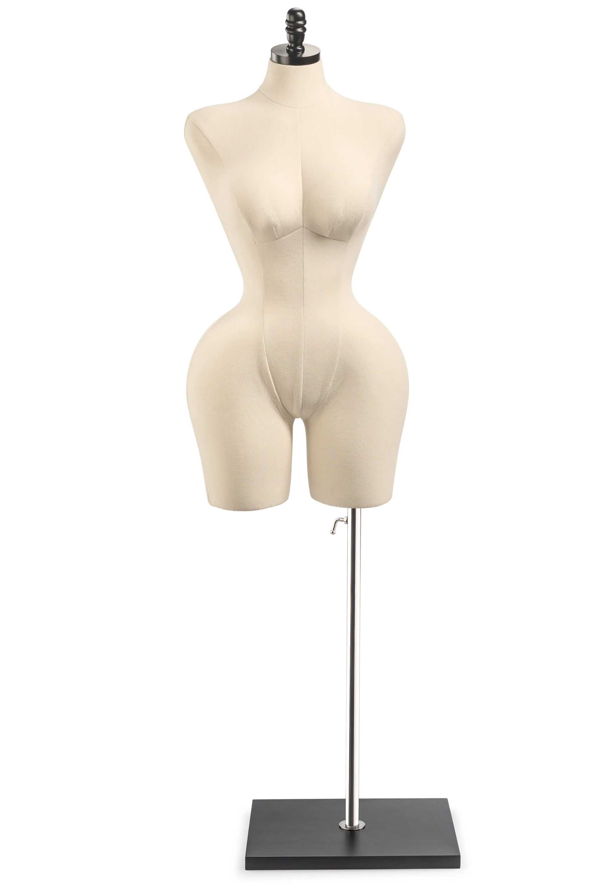 Female Display Dress Form on Wood Flat Base - Image 34