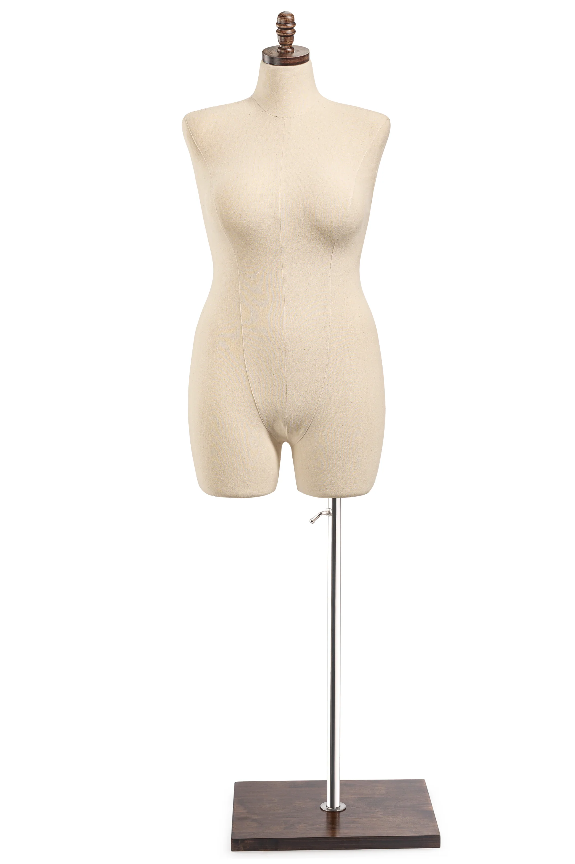 Female Display Dress Form on Wood Flat Base - Image 41