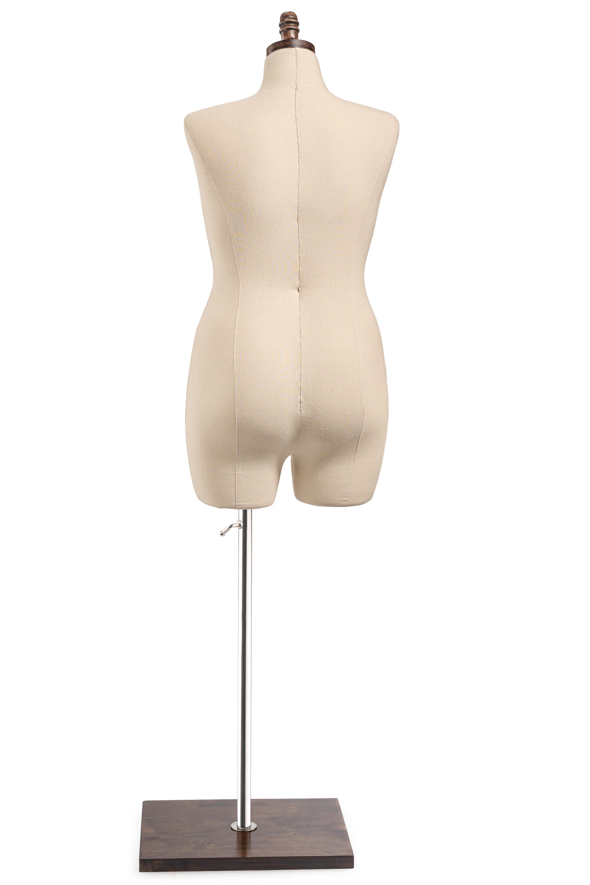 Female Display Dress Form on Wood Flat Base - Image 45