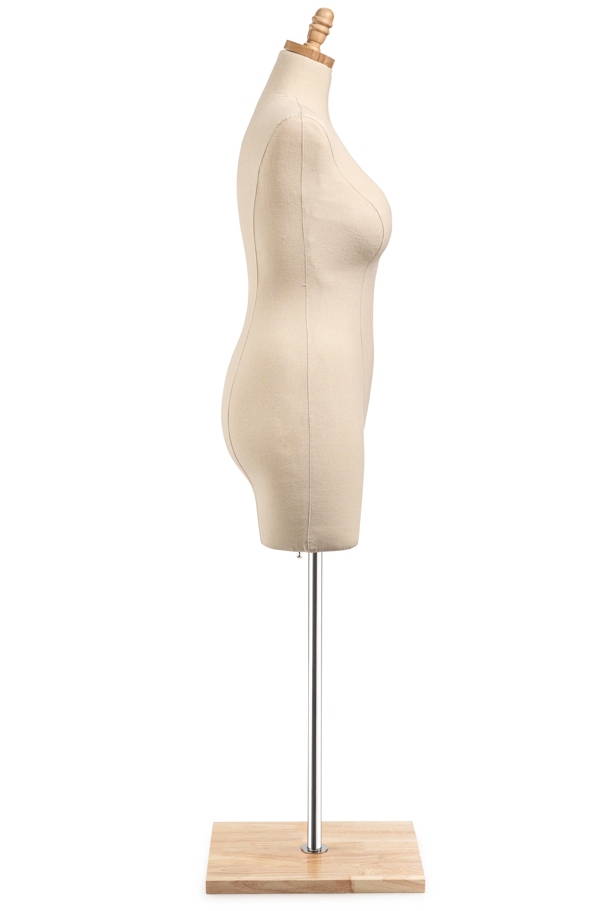 Female Display Dress Form on Wood Flat Base - Image 48
