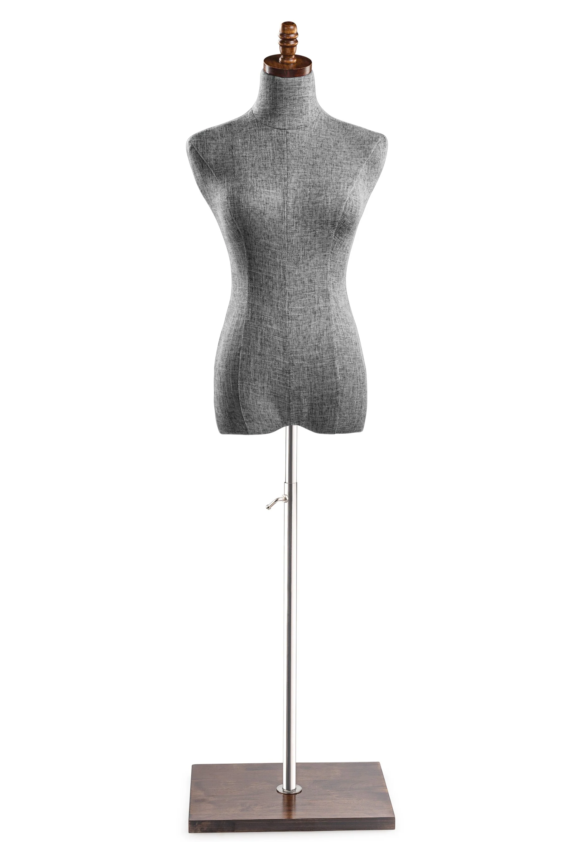 Female Display Dress Form on Wood Flat Base - Image 76