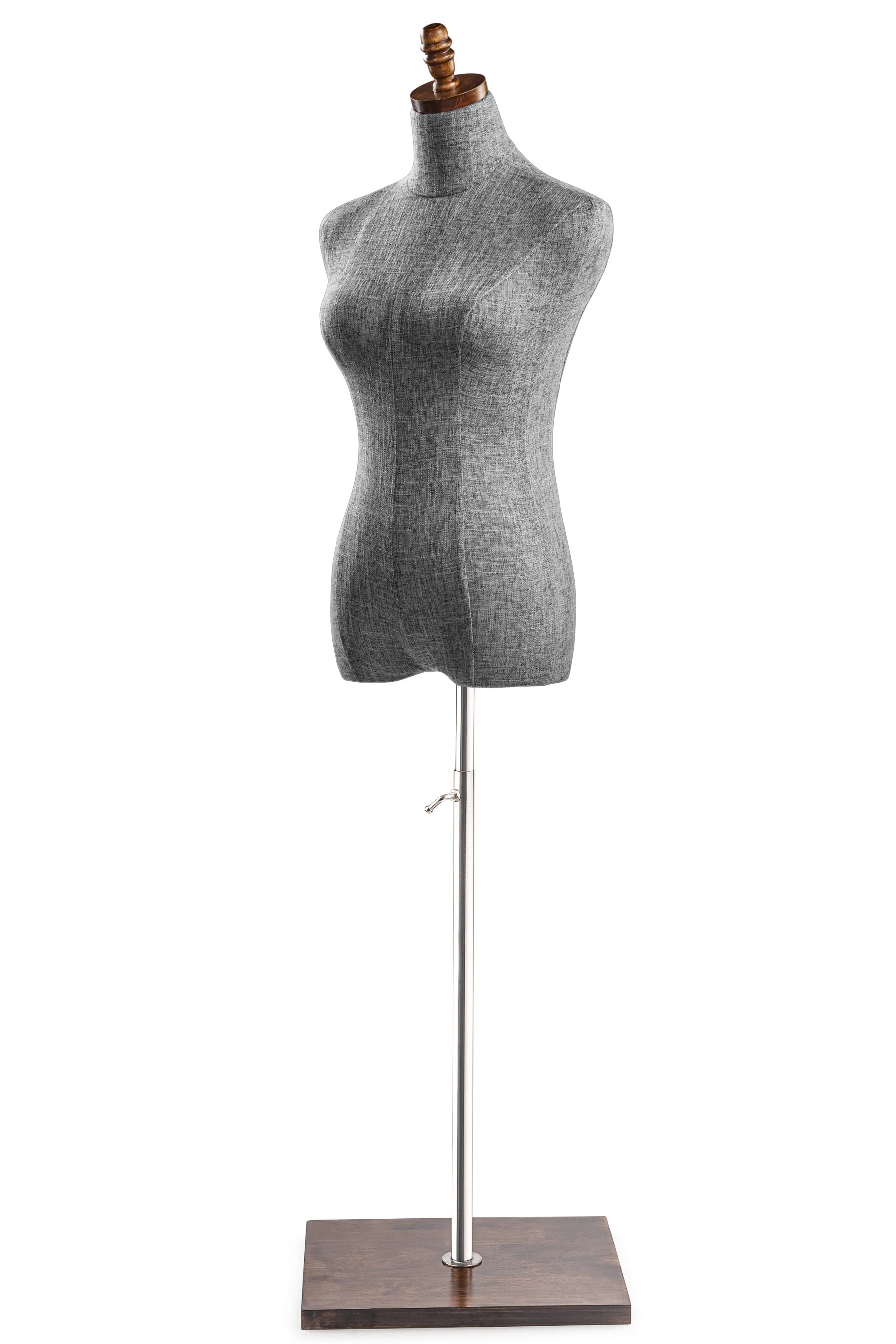 Female Display Dress Form on Wood Flat Base - Image 81