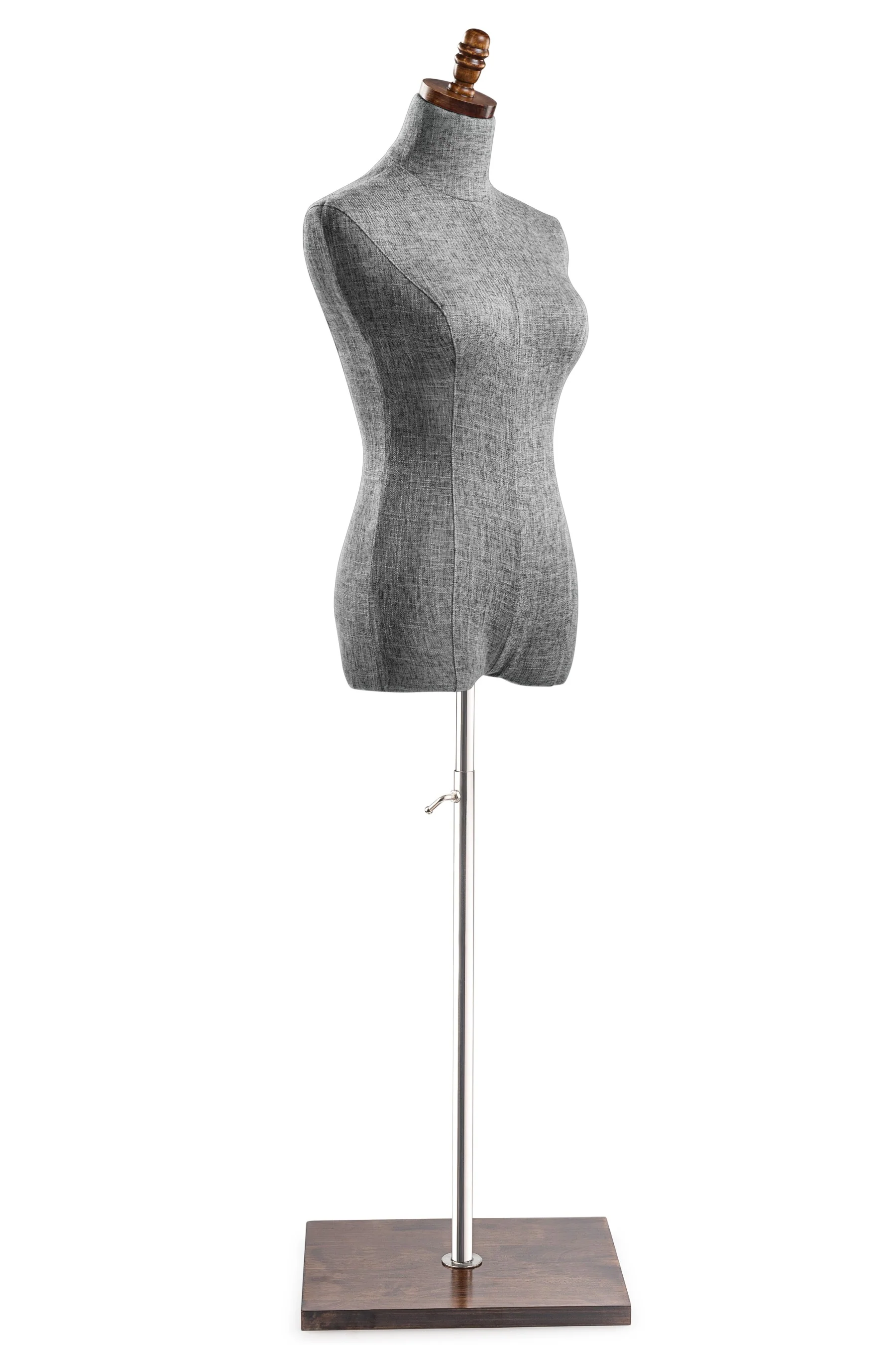 Female Display Dress Form on Wood Flat Base - Image 82