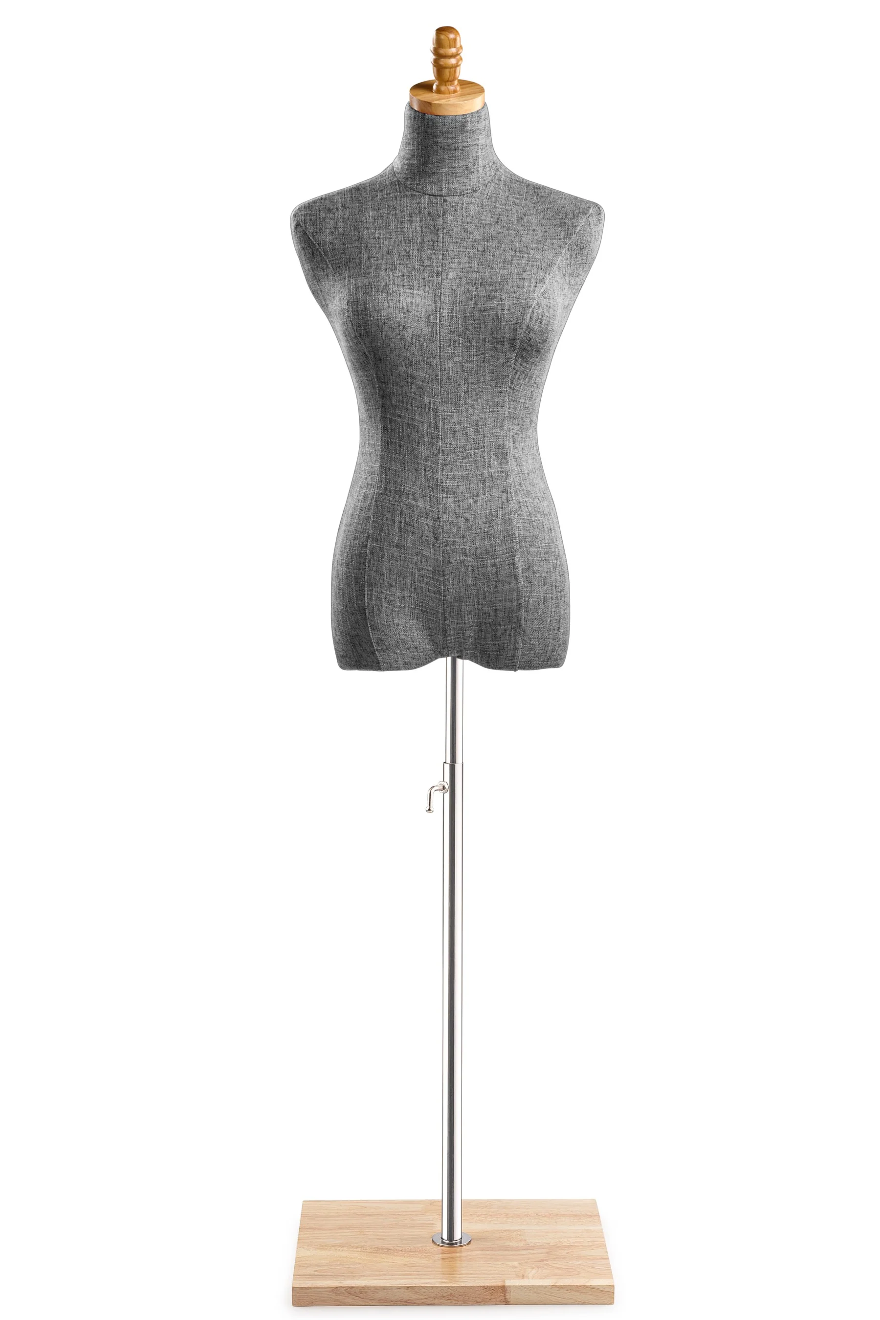 Female Display Dress Form on Wood Flat Base - Image 84