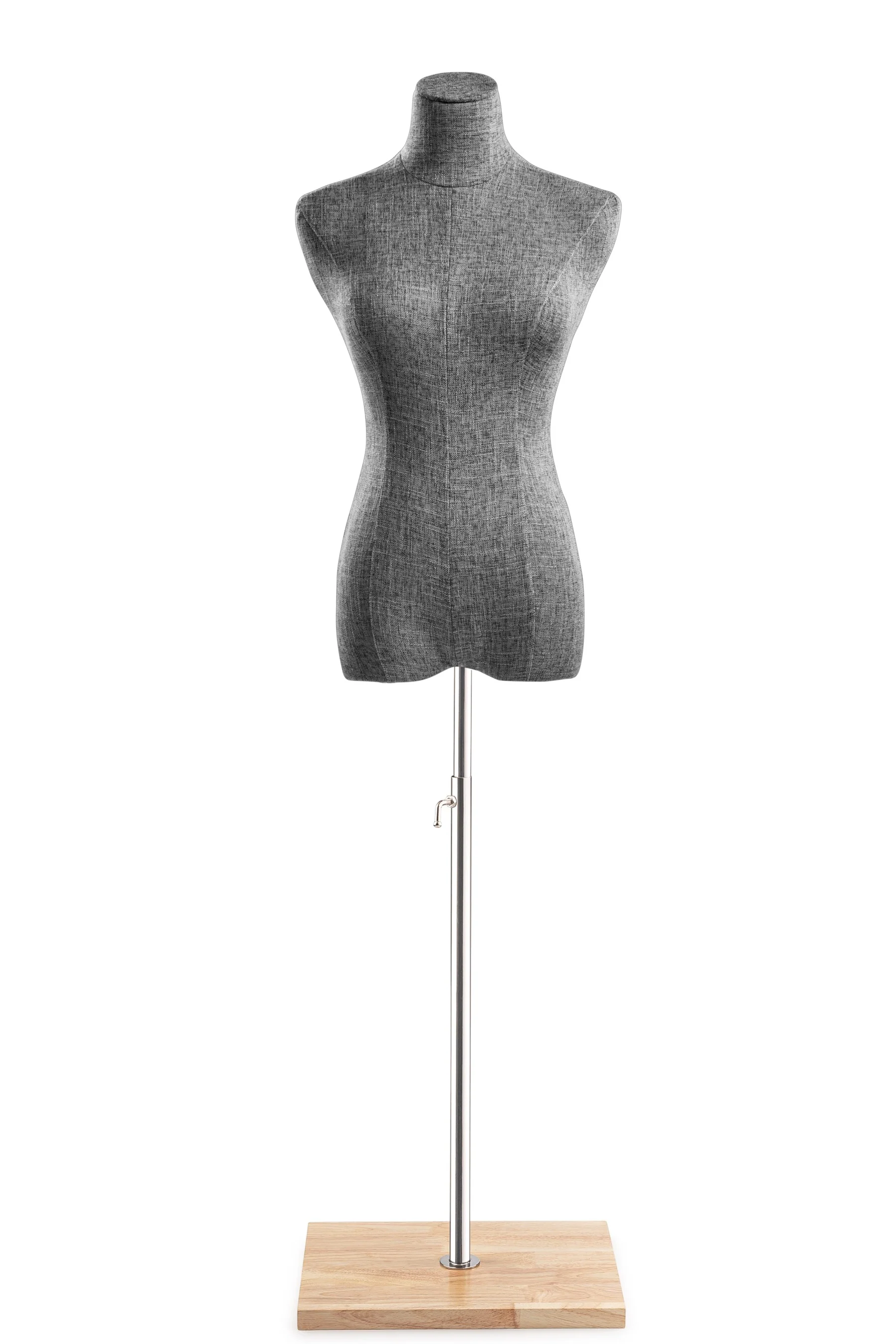 Female Display Dress Form on Wood Flat Base - Image 85