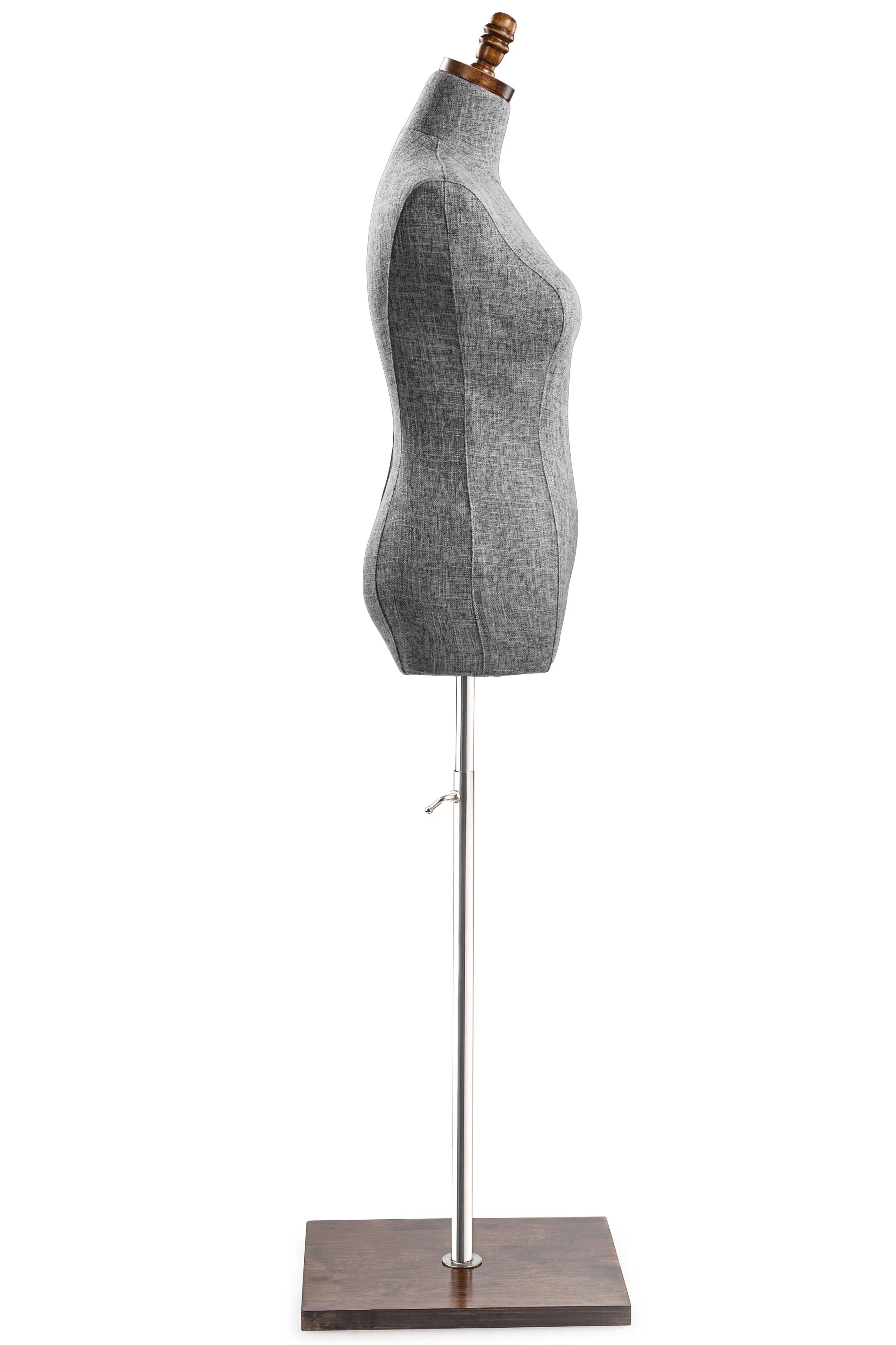 Female Display Dress Form on Wood Flat Base - Image 86