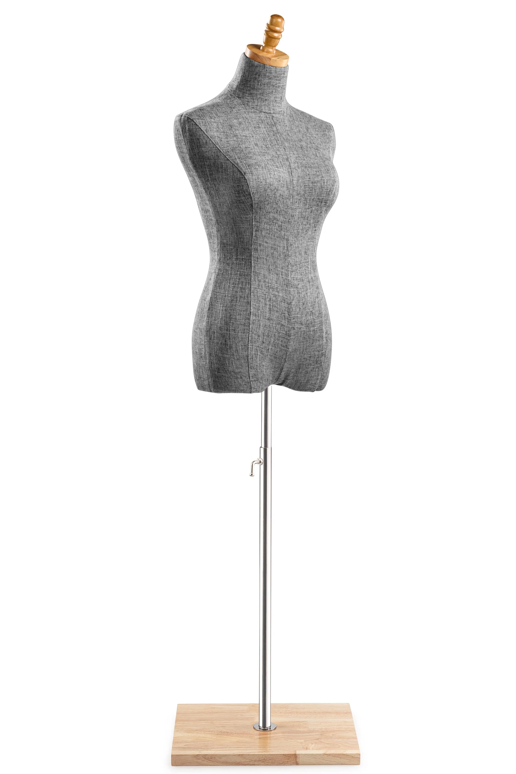 Female Display Dress Form on Wood Flat Base - Image 87