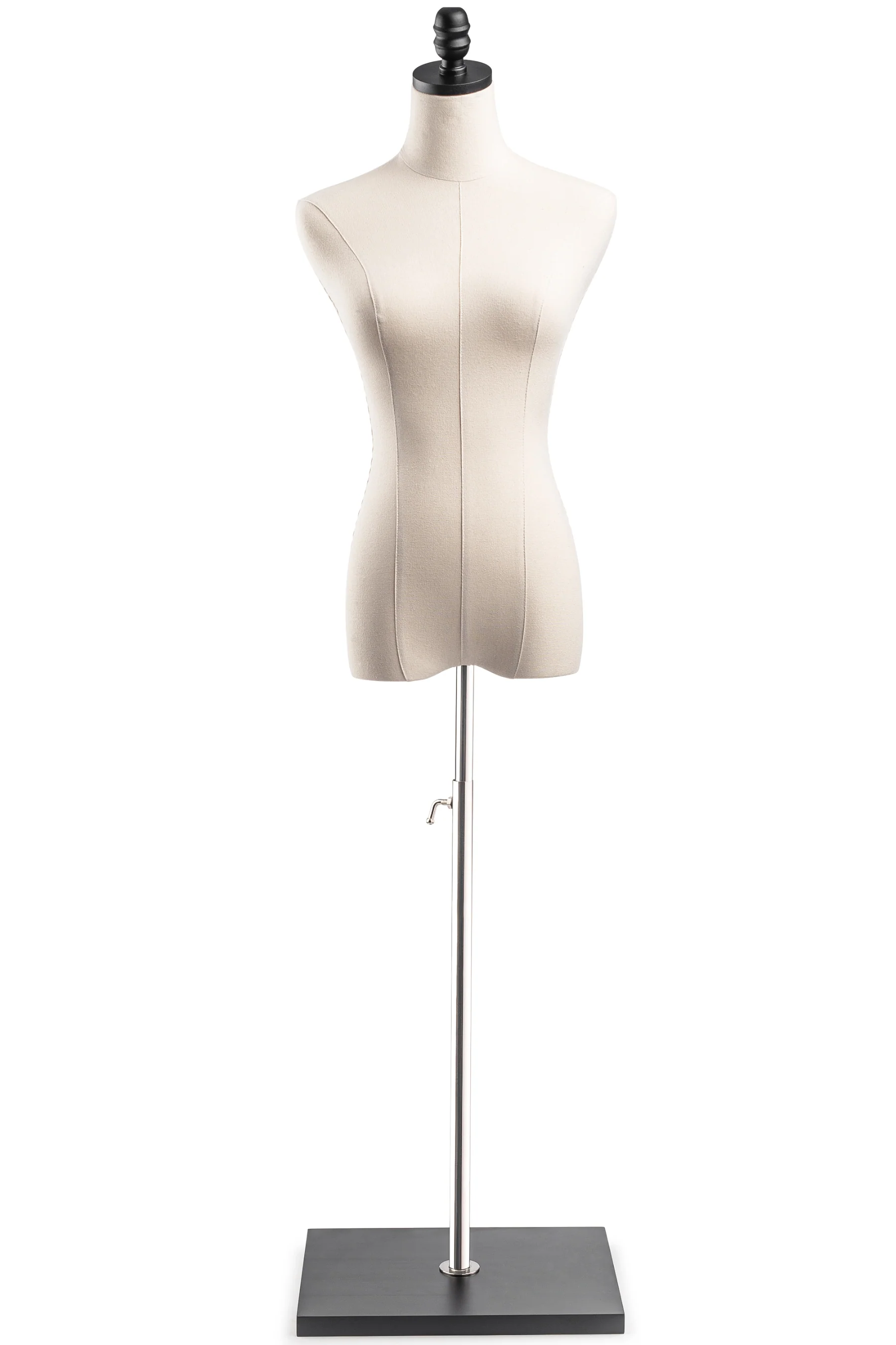 Female Display Dress Form on Wood Flat Base - Image 9