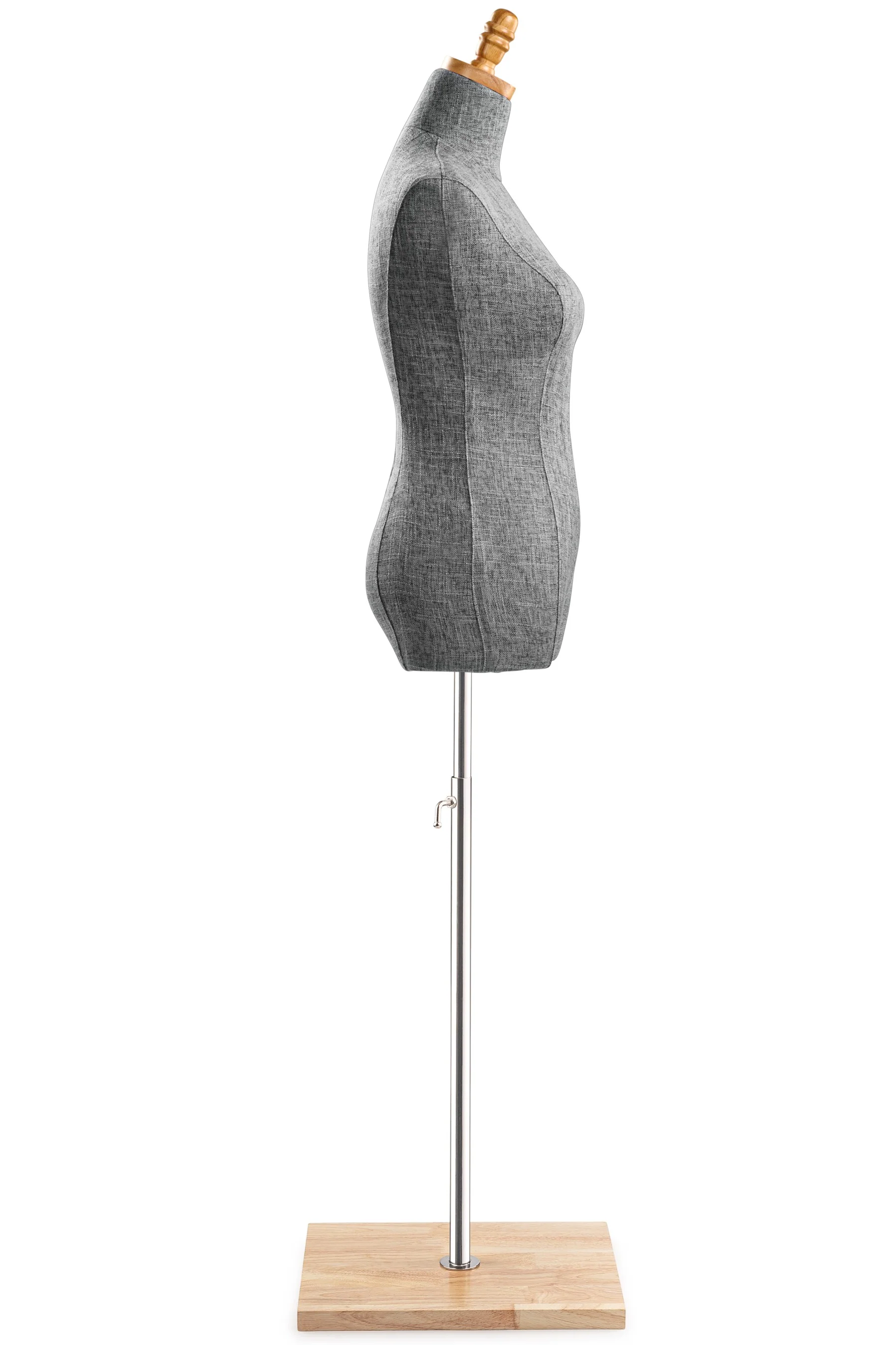 Female Display Dress Form on Wood Flat Base - Image 94