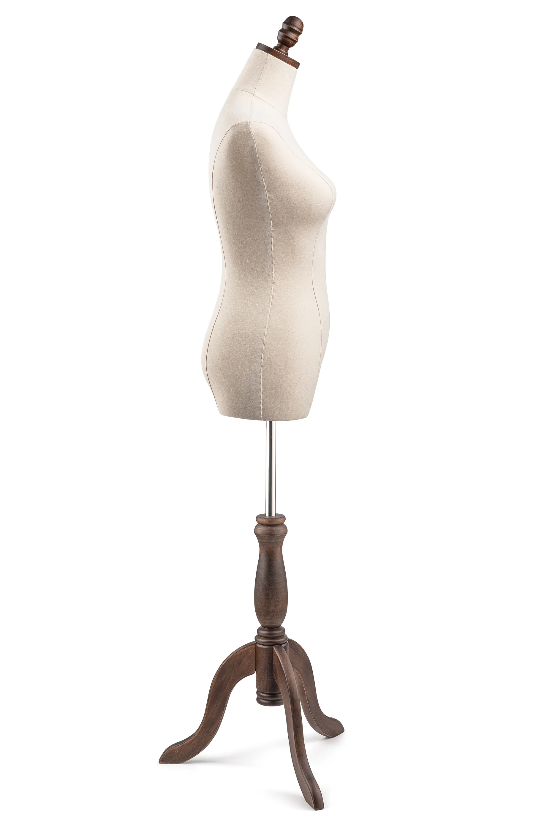 Female Display Dress Form on Wood Tripod Base - Image 10