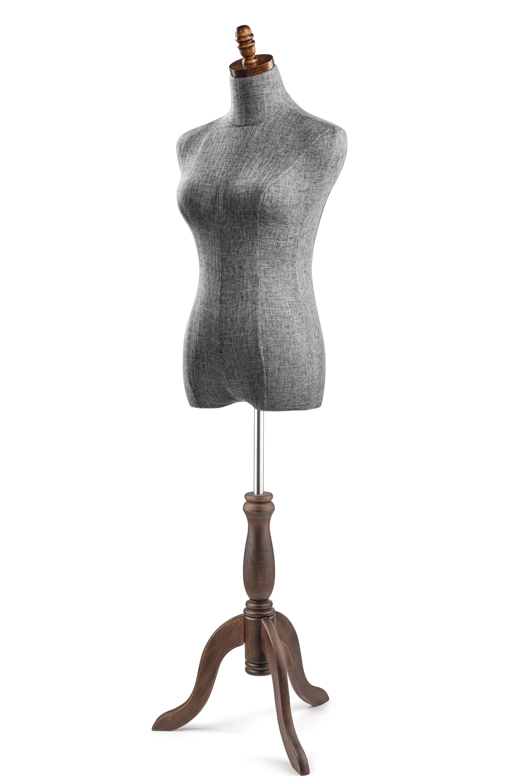 Female Display Dress Form on Wood Tripod Base - Image 100