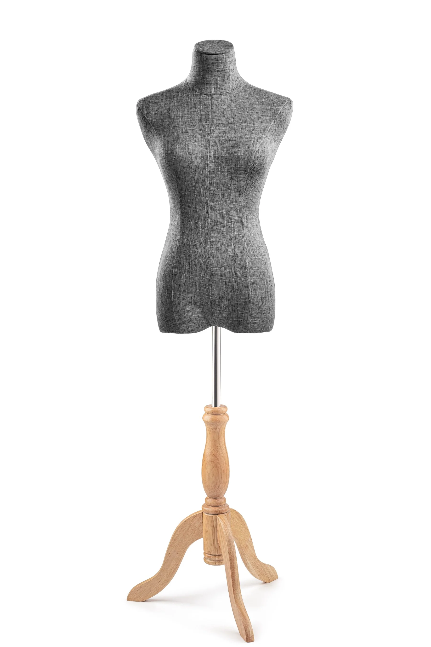 Female Display Dress Form on Wood Tripod Base - Image 107