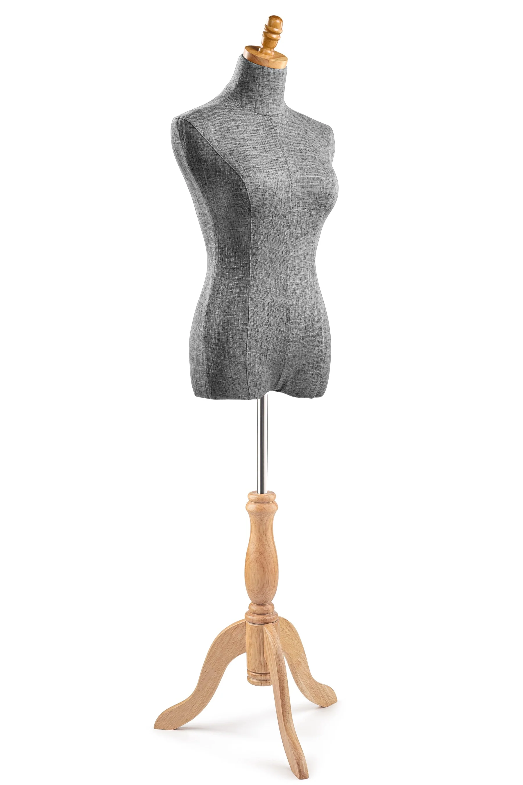 Female Display Dress Form on Wood Tripod Base - Image 108