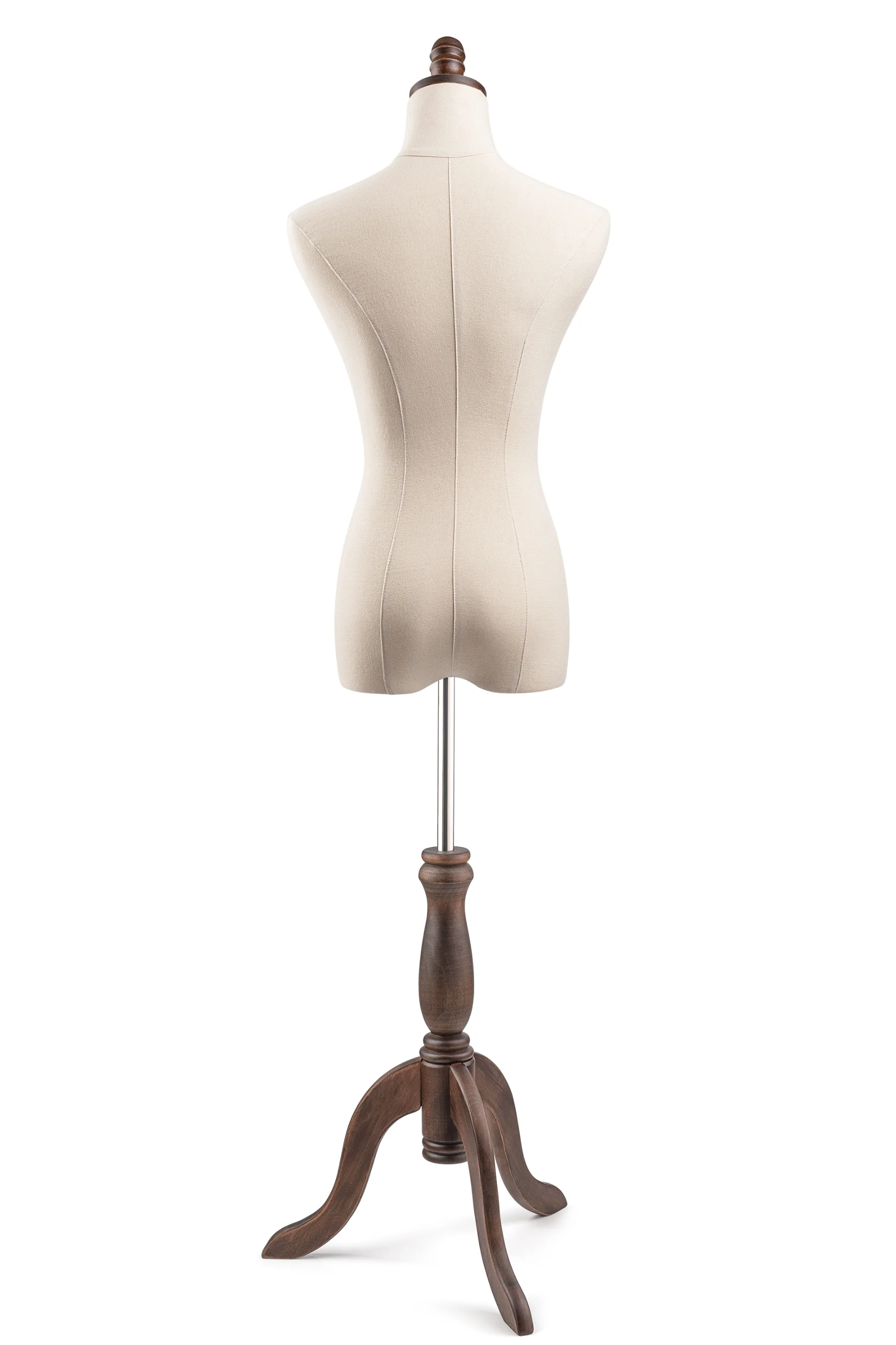 Female Display Dress Form on Wood Tripod Base - Image 11