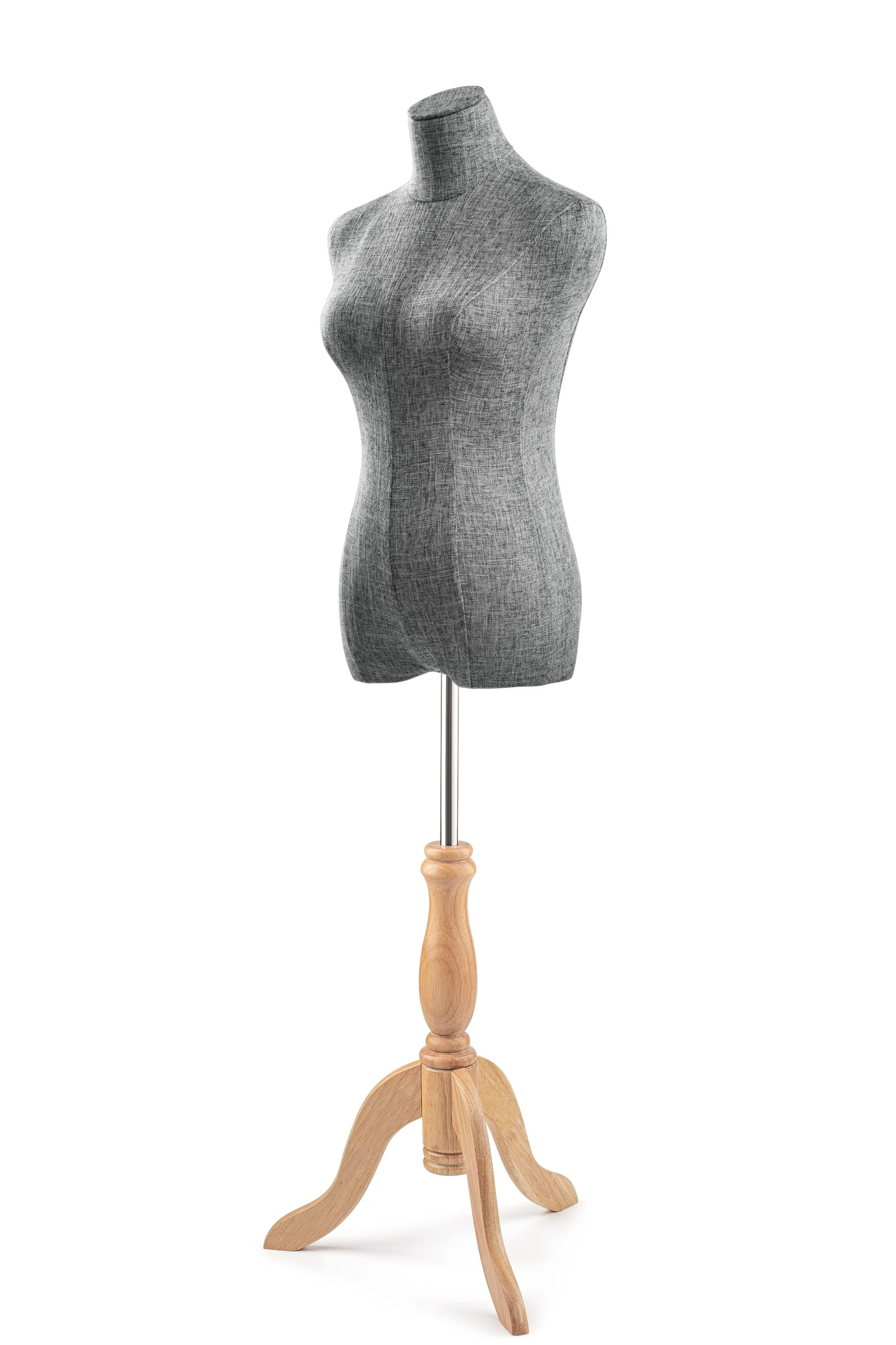 Female Display Dress Form on Wood Tripod Base - Image 112