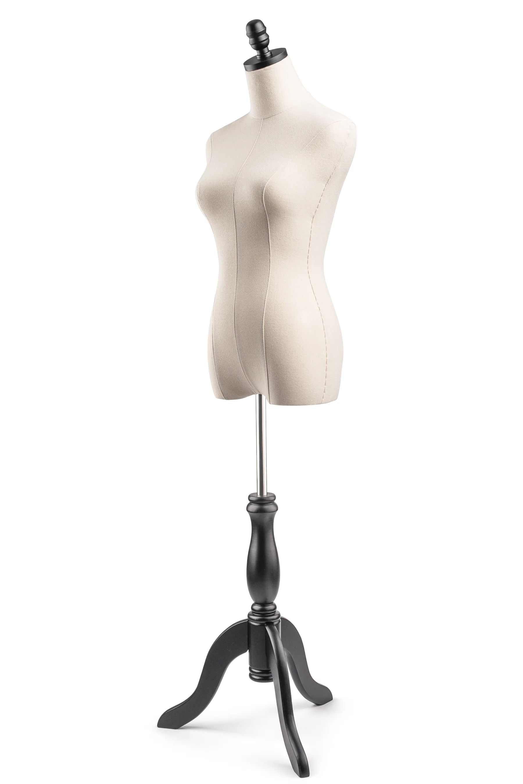 Female Display Dress Form on Wood Tripod Base - Image 16
