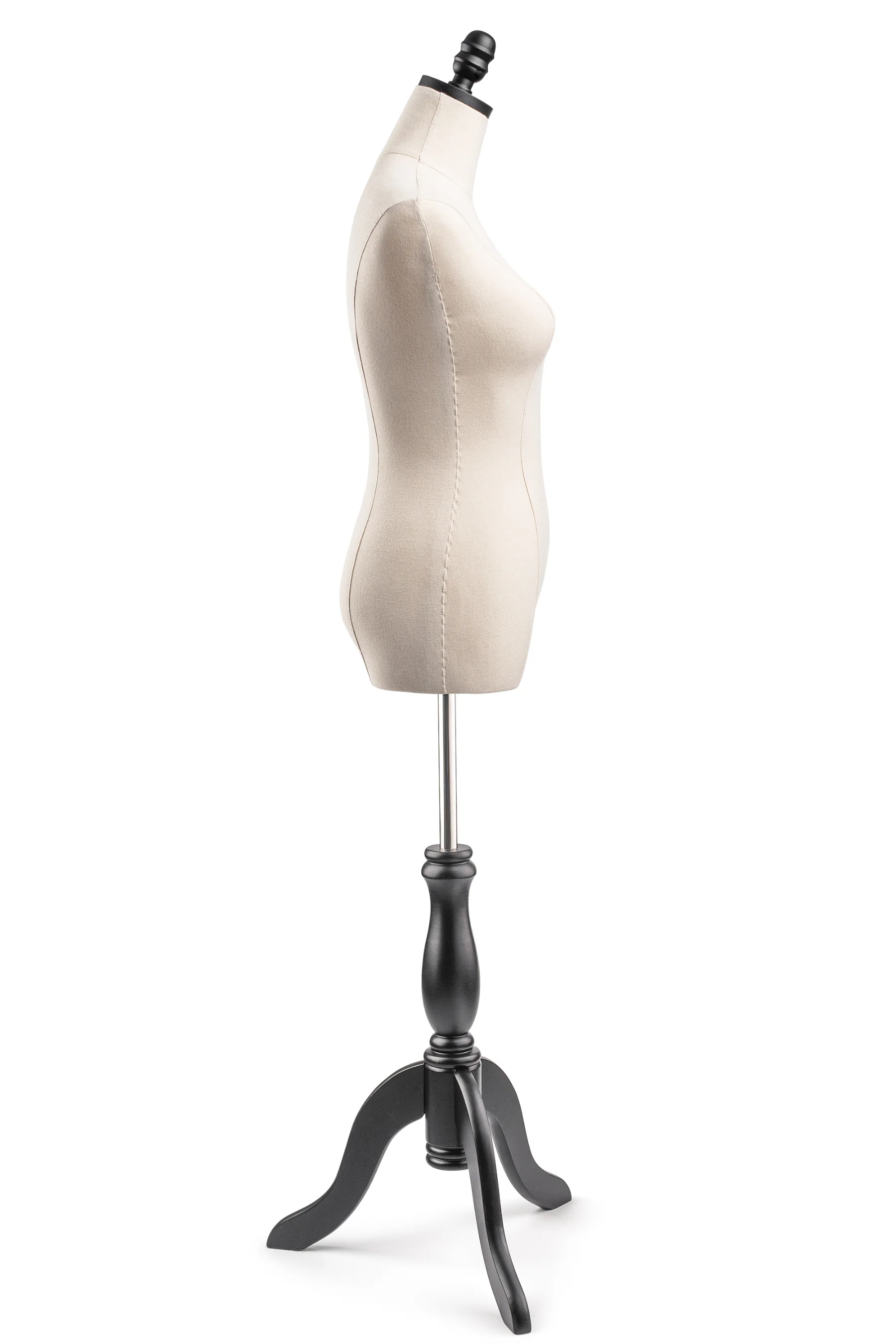 Female Display Dress Form on Wood Tripod Base - Image 17
