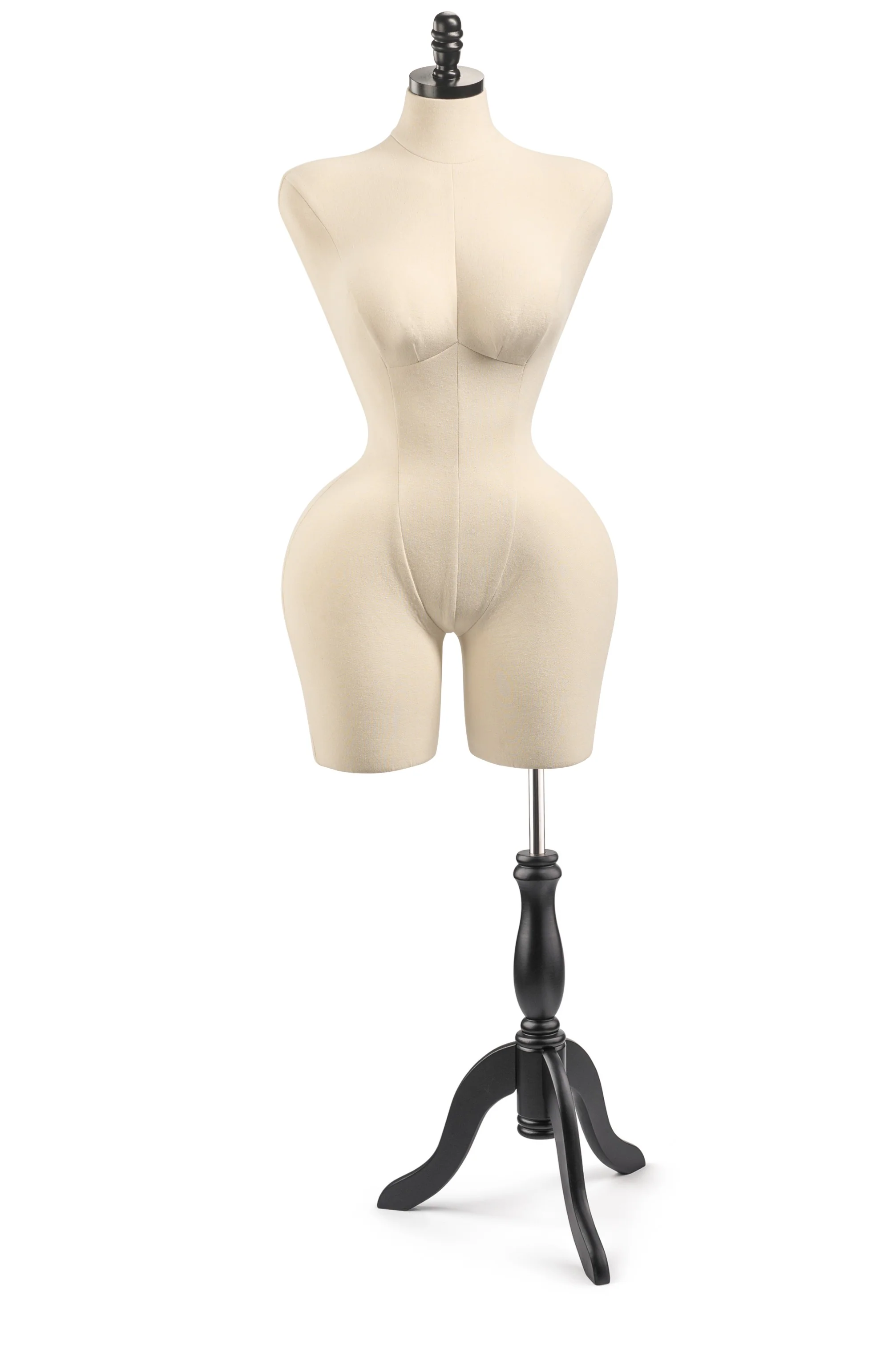 Female Display Dress Form on Wood Tripod Base - Image 29