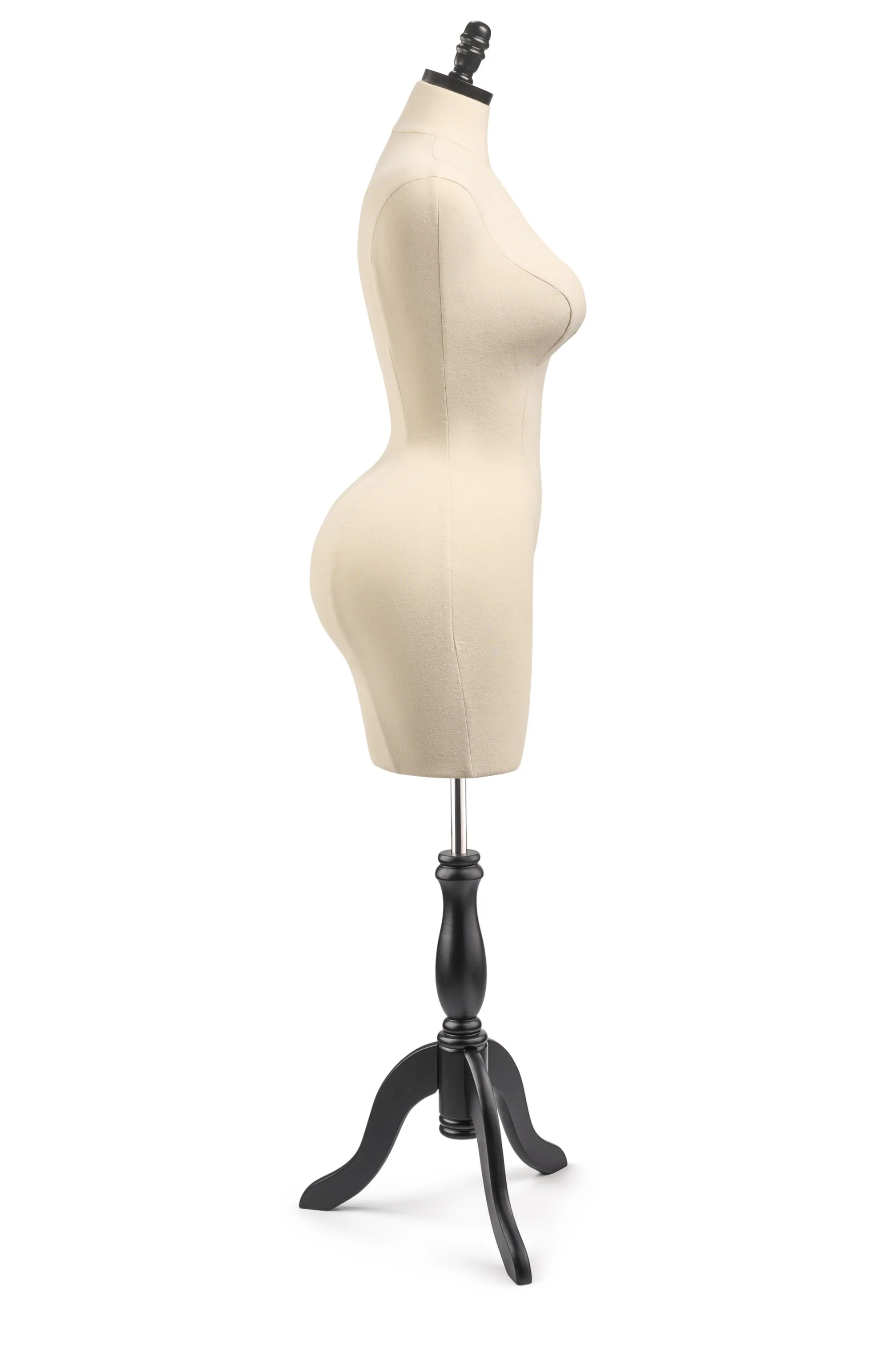 Female Display Dress Form on Wood Tripod Base - Image 31