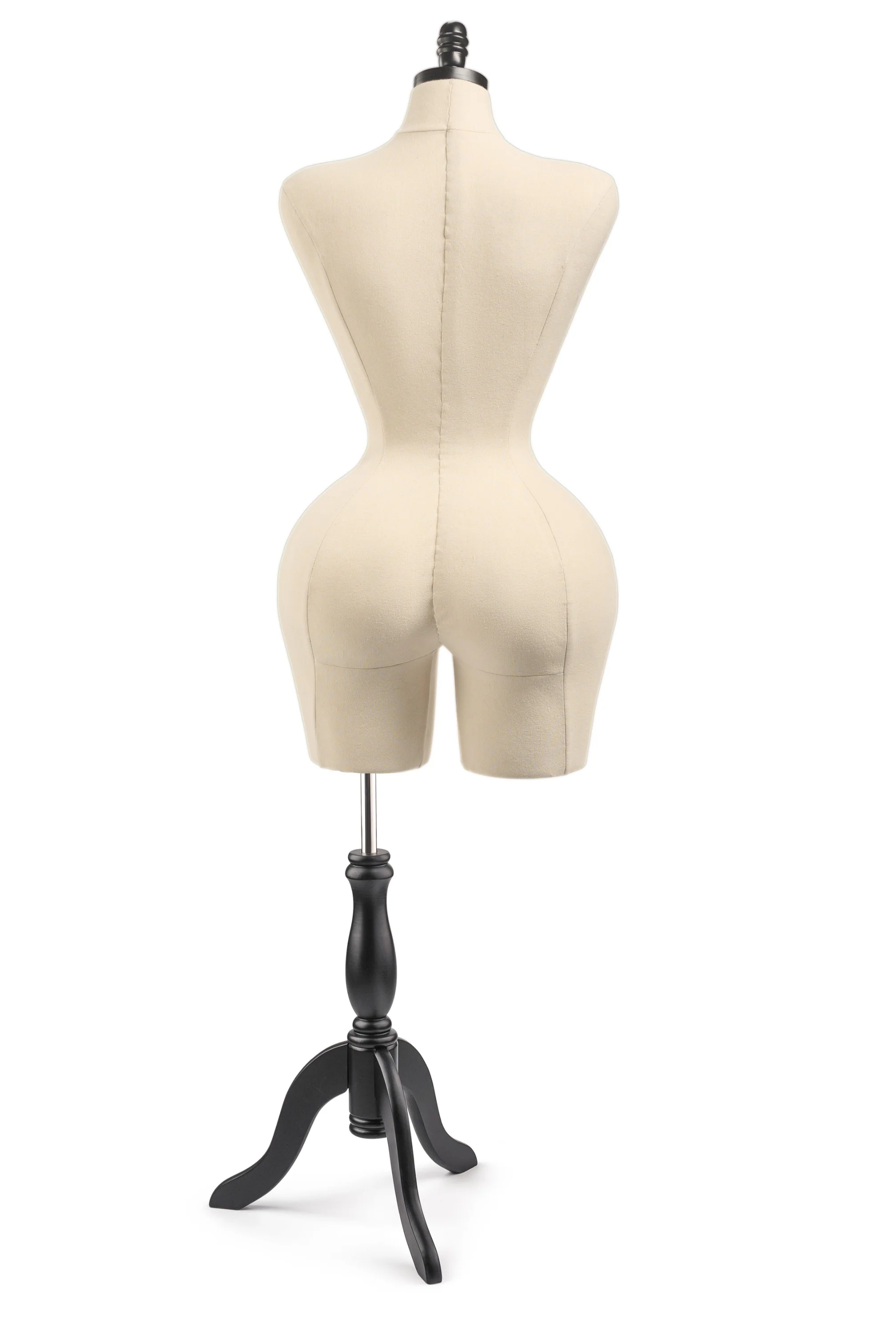 Female Display Dress Form on Wood Tripod Base - Image 32