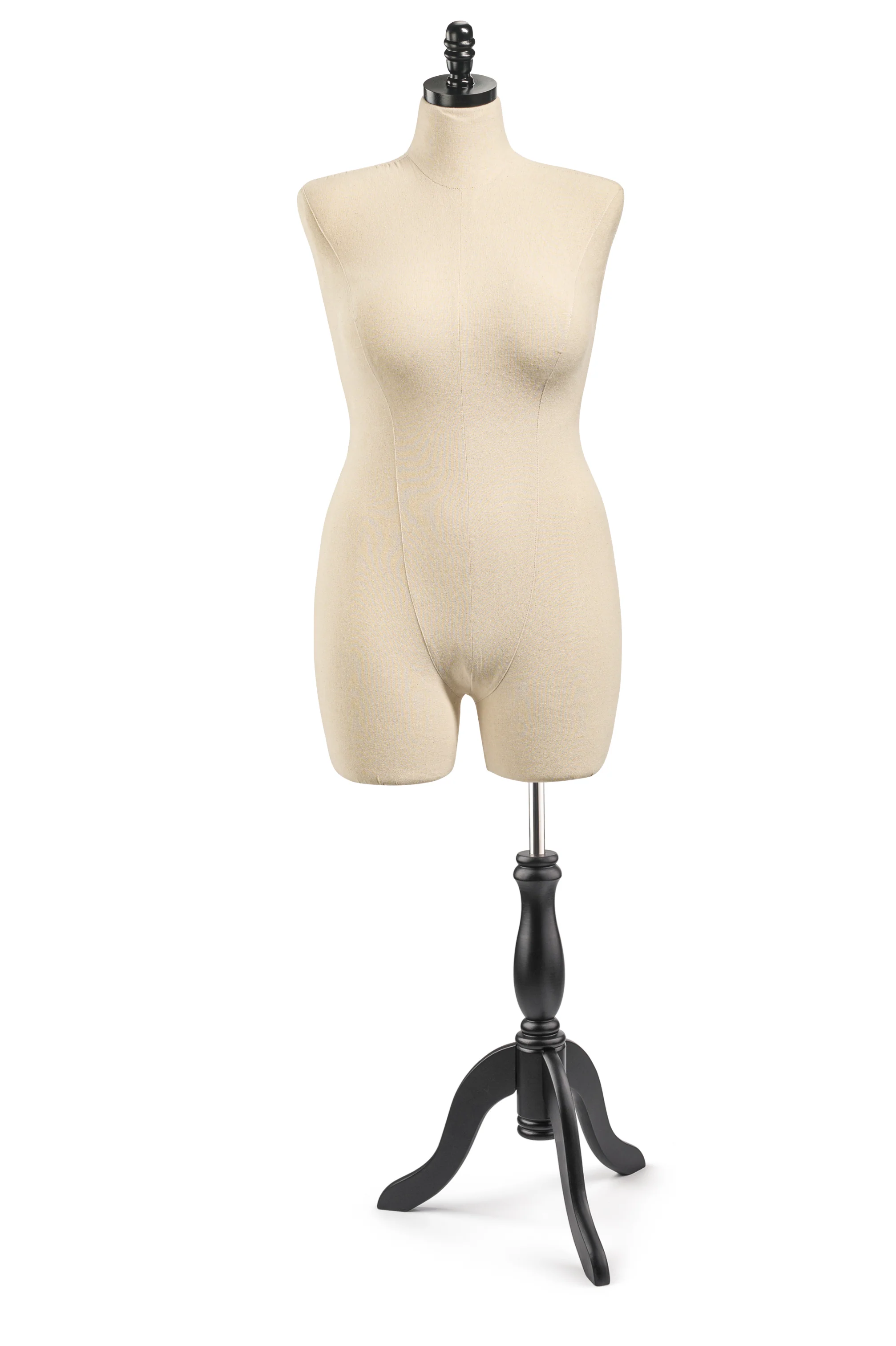 Female Display Dress Form on Wood Tripod Base - Image 33