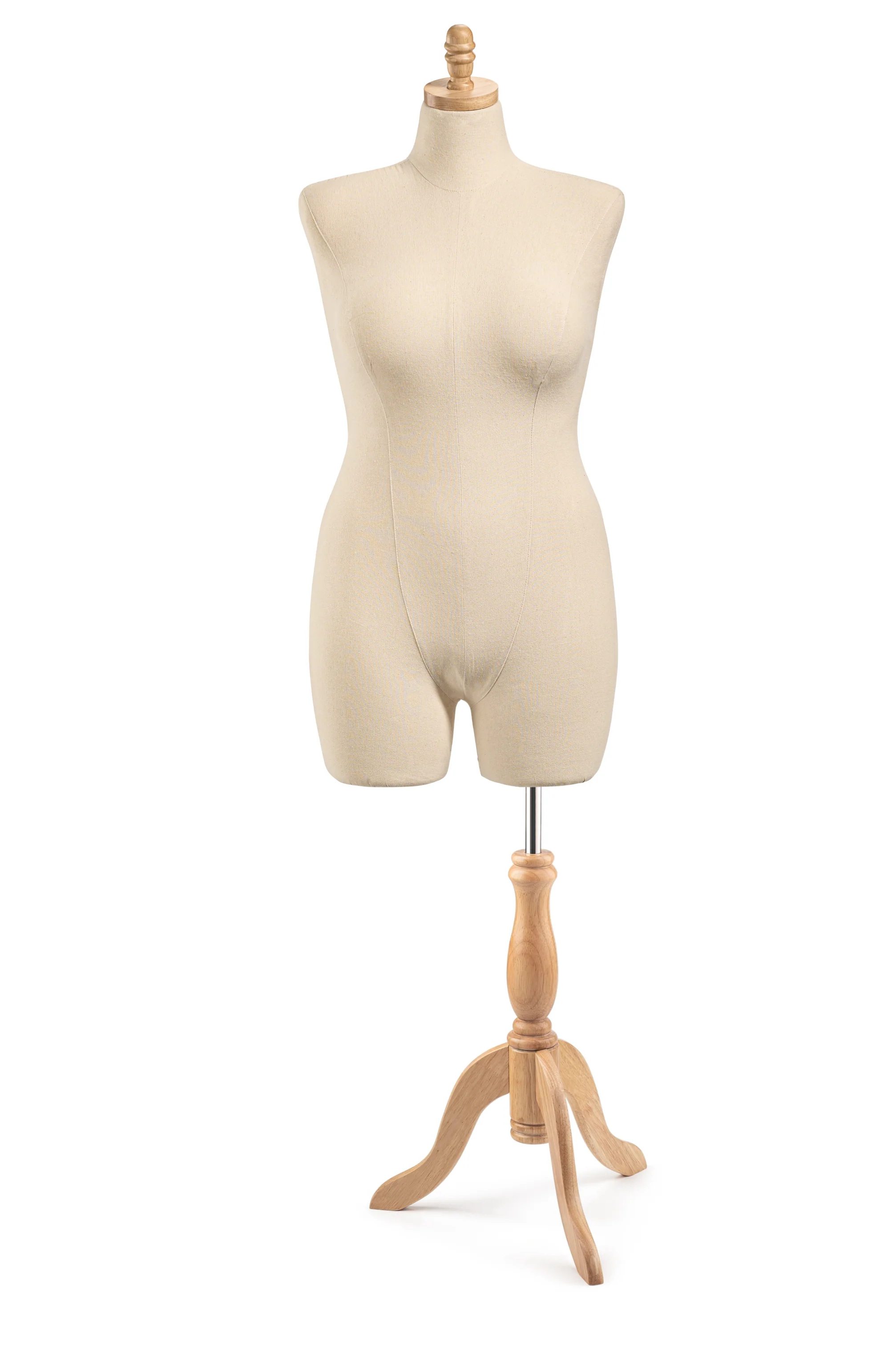 Female Display Dress Form on Wood Tripod Base - Image 41