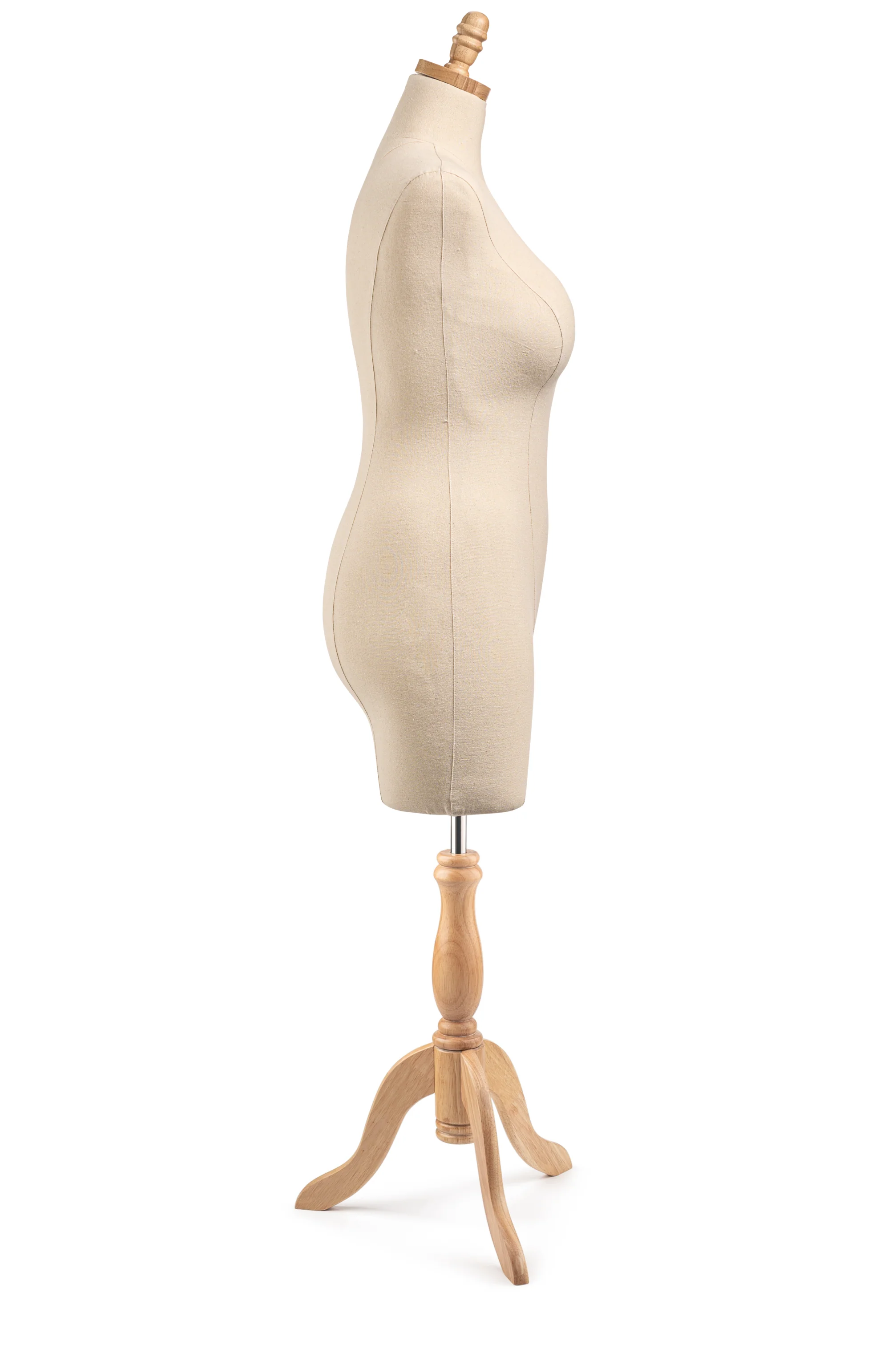 Female Display Dress Form on Wood Tripod Base - Image 43