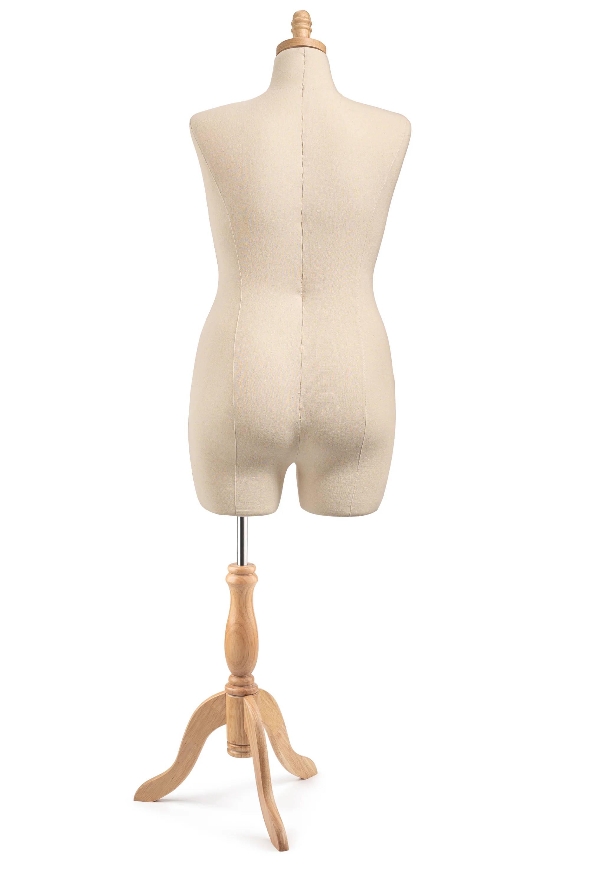 Female Display Dress Form on Wood Tripod Base - Image 44