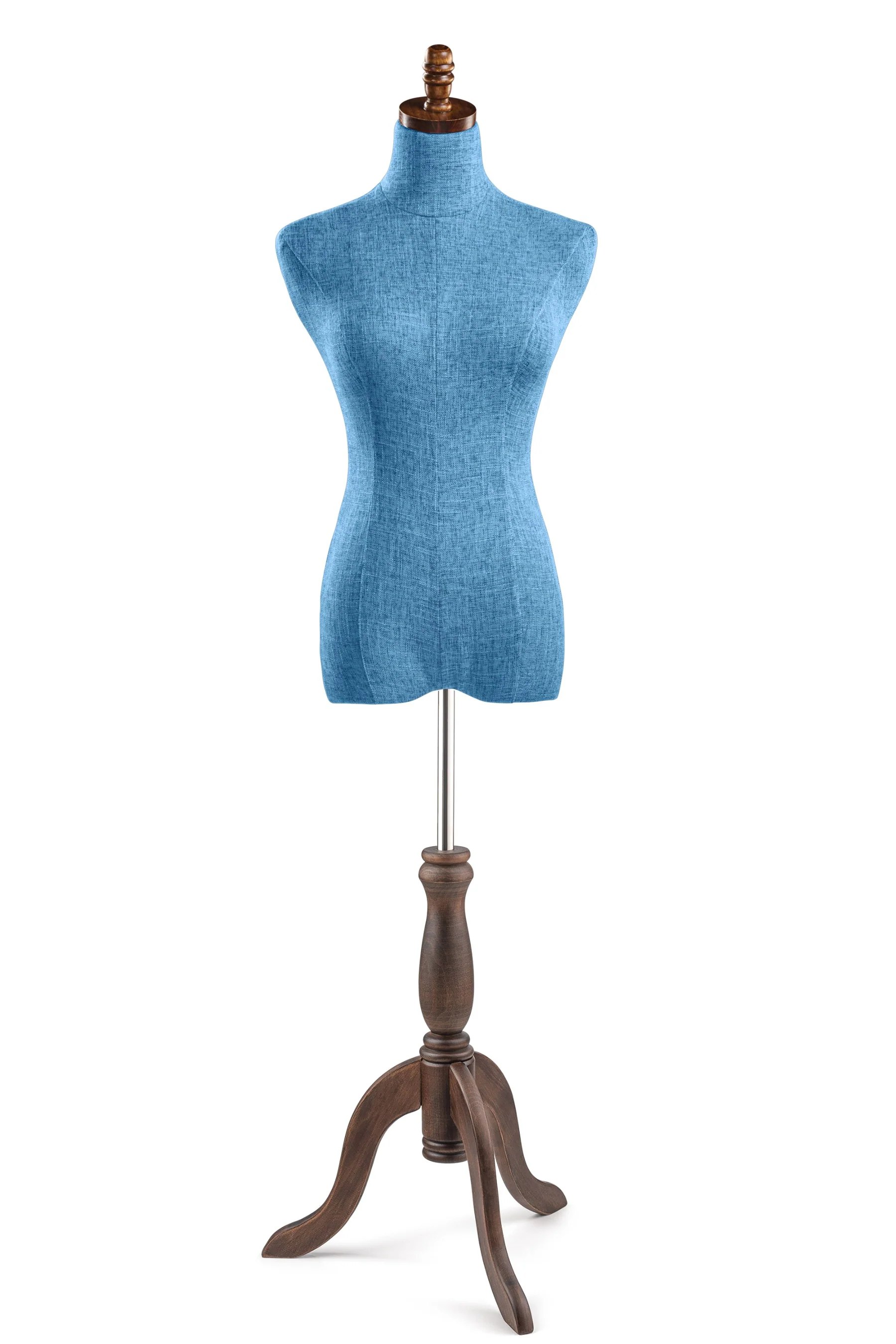 Female Display Dress Form on Wood Tripod Base - Image 54